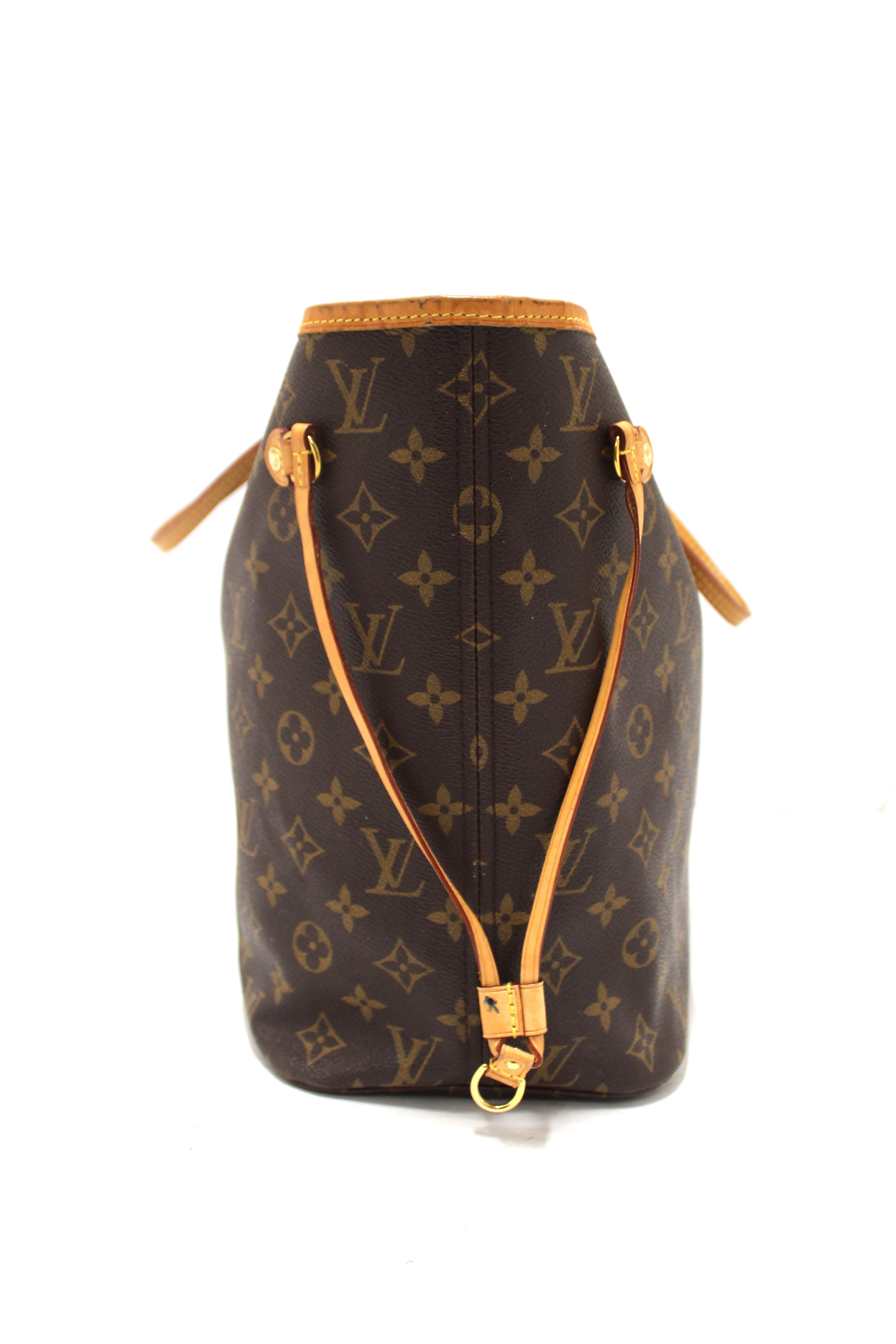 Authentic Louis Vuitton Monogram Neverfull MM Tote Bag - Luxury Designer Handbag for Women, Perfect for Work, Travel & Everyday Use
