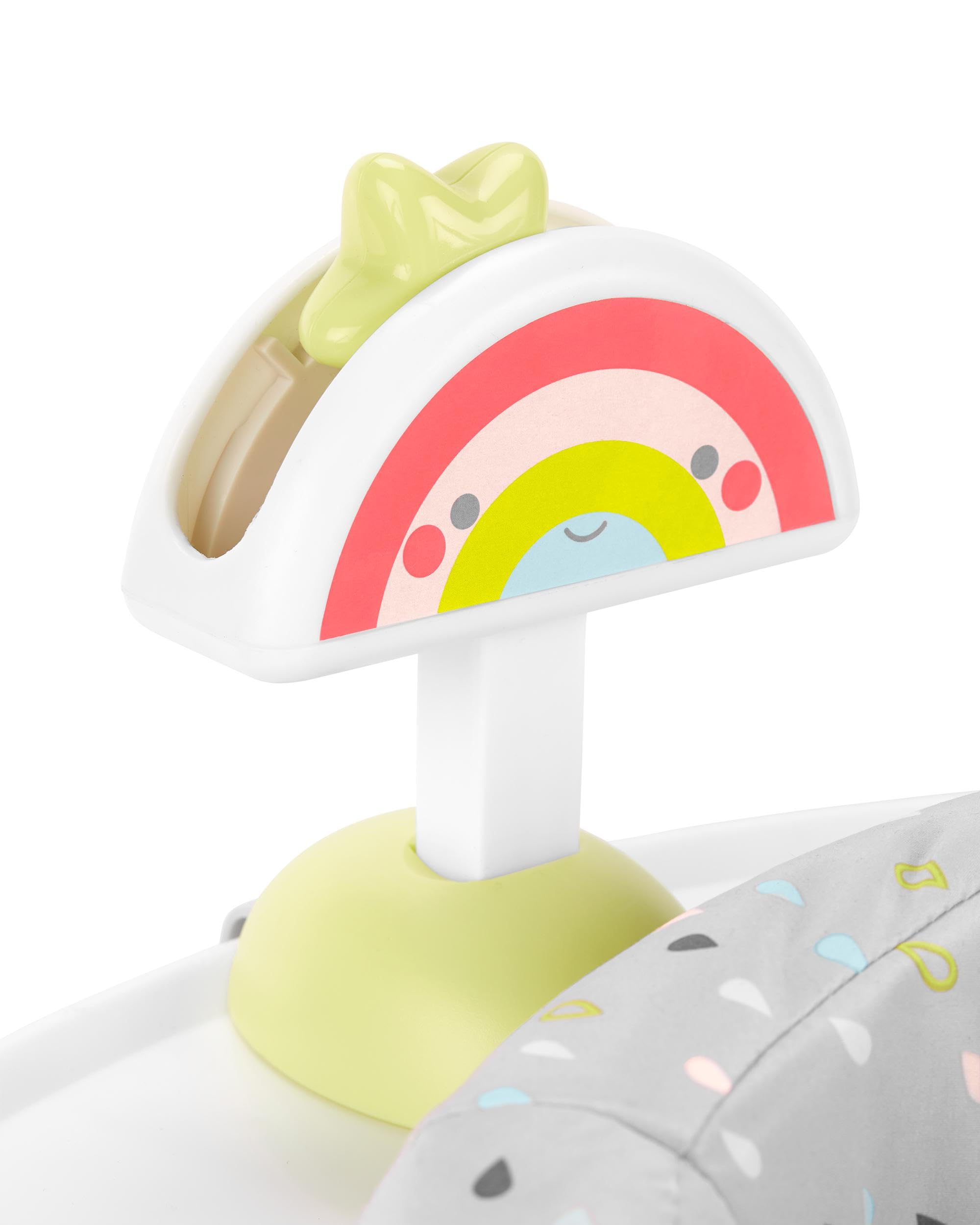 Skip Hop Baby Activity Play Bouncer for Infants 4-24 Months - Foldable, Interactive Toys with Lights & Sounds, Silver Lining Cloud Design - Perfect for Playtime, Tummy Time & Learning Development