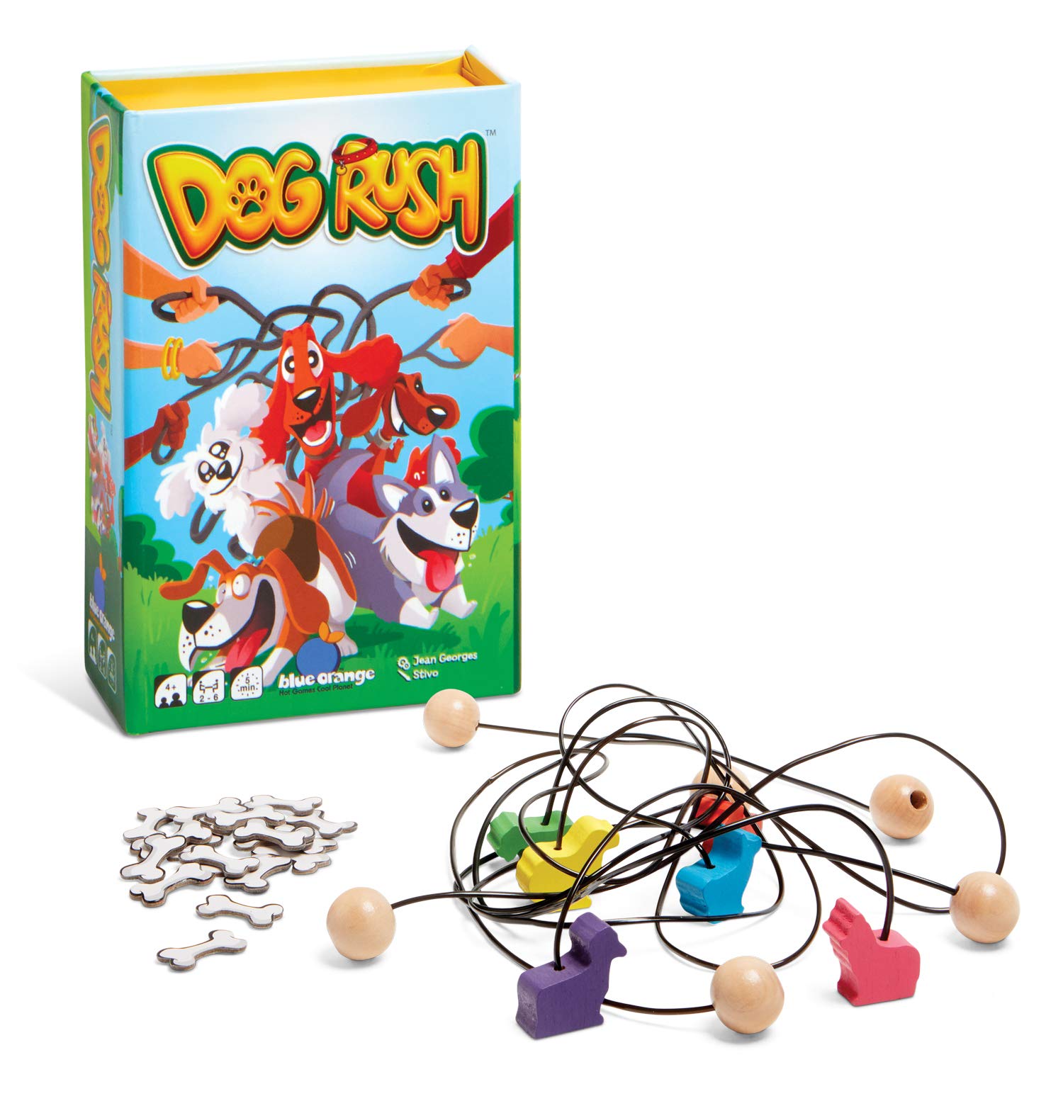 Dog Rush Board Game by Blue Orange - Fun Family Game Night