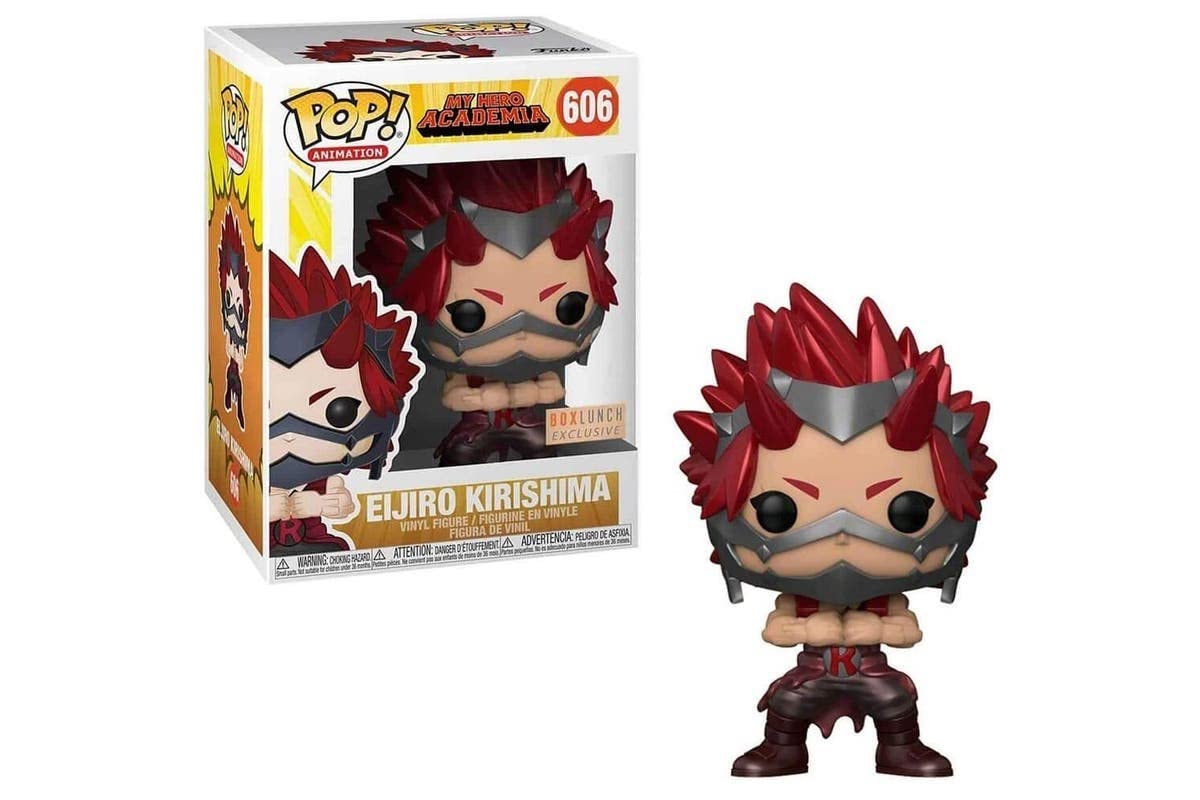 Funko Pop! Action Figure - My Hero Academia Kirishima #606 - Collectible Anime Toy for Fans, Gifts & Display