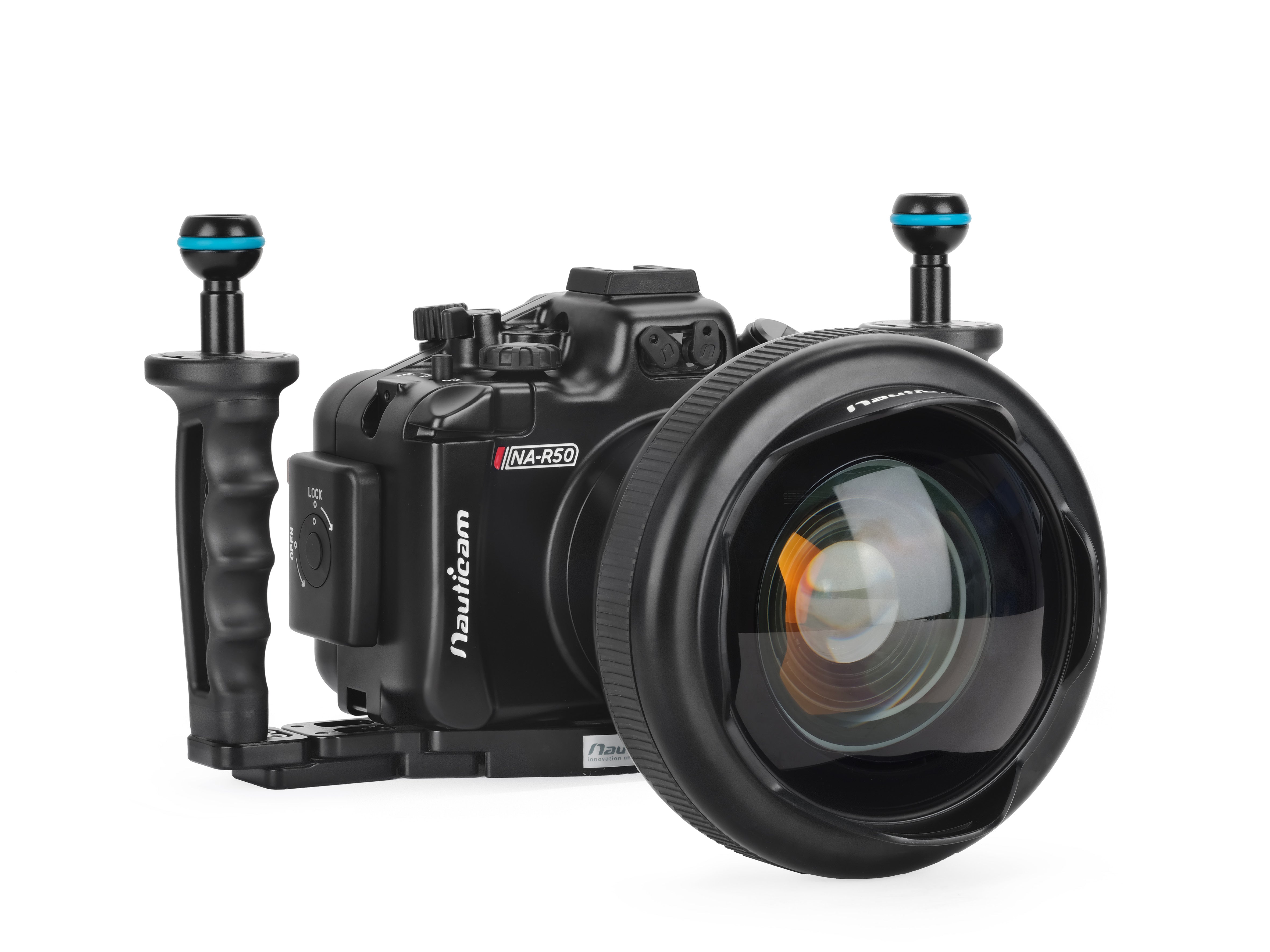 Nauticam NA-R50 Underwater Housing for Canon EOS R50 Camera with RF-S 18-45mm F4.5-6.3 IS STM Lens - Professional Waterproof Case for Scuba Diving, Snorkeling & Underwater Photography