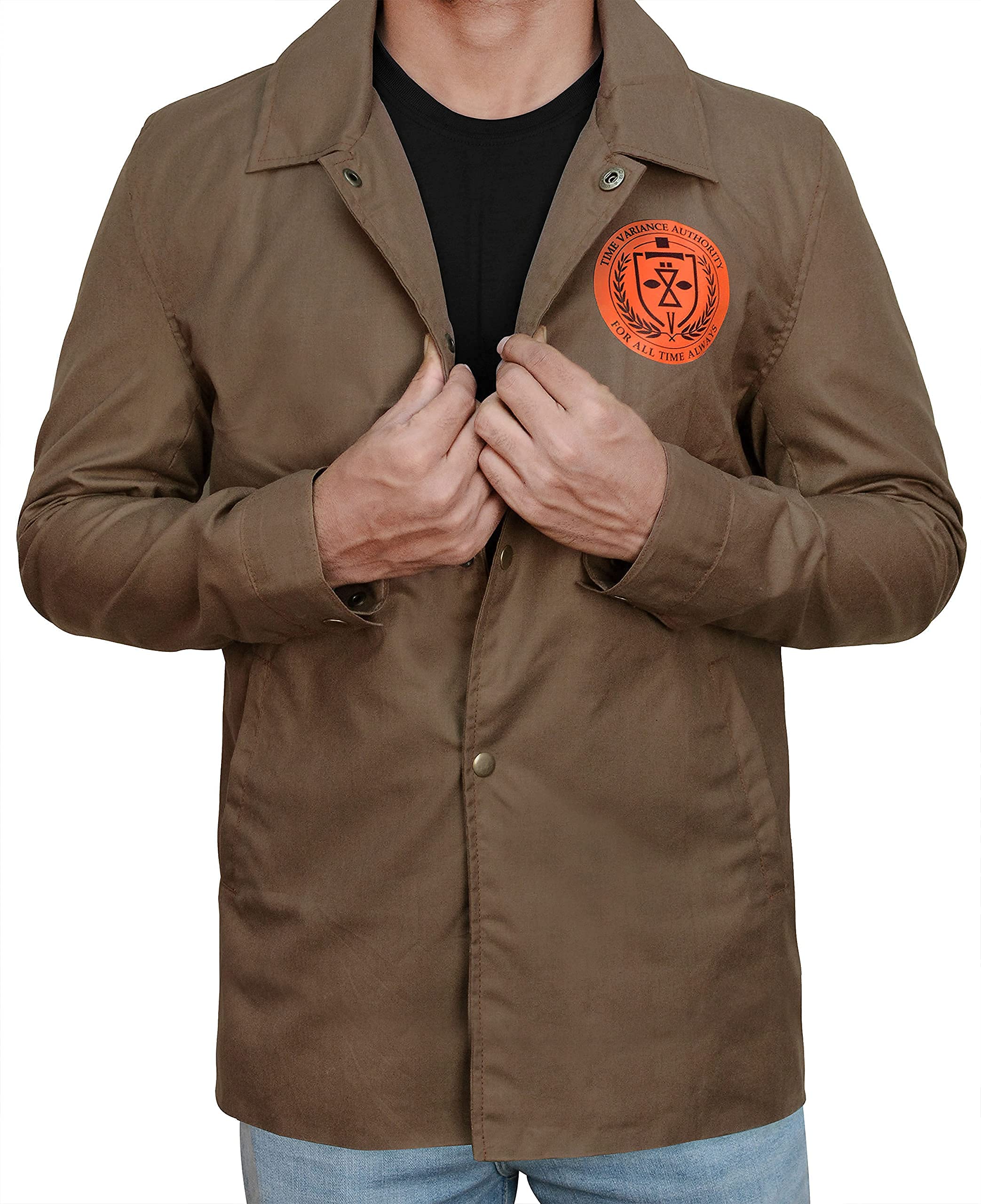 Tom Hiddleston Loki TV Series Inspired Brown Cotton Costume Jacket for Men - Perfect for Cosplay, Halloween, and Marvel Fan Events