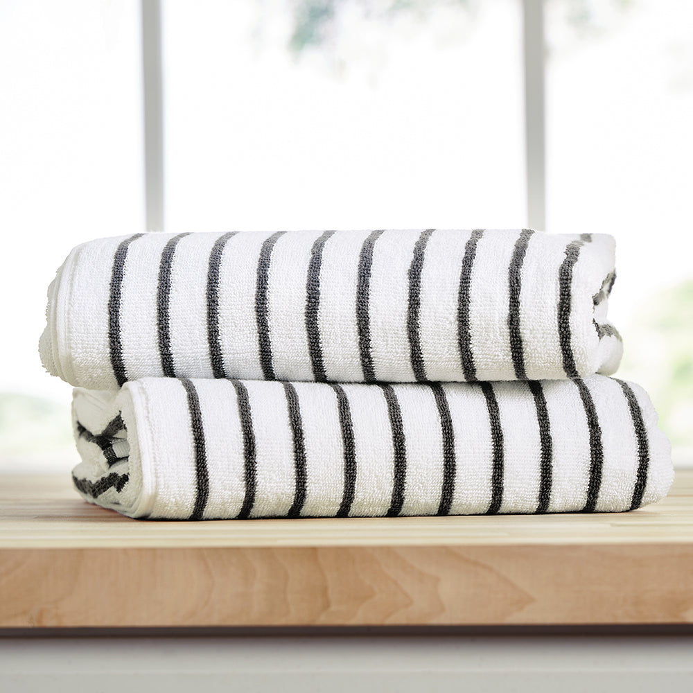 Premium 100% Cotton Cabana Towel Set (2 Pack) - Ultra Soft, Quick Dry, Oversized Beach Towels for Pool, Vacation & Outdoor Use