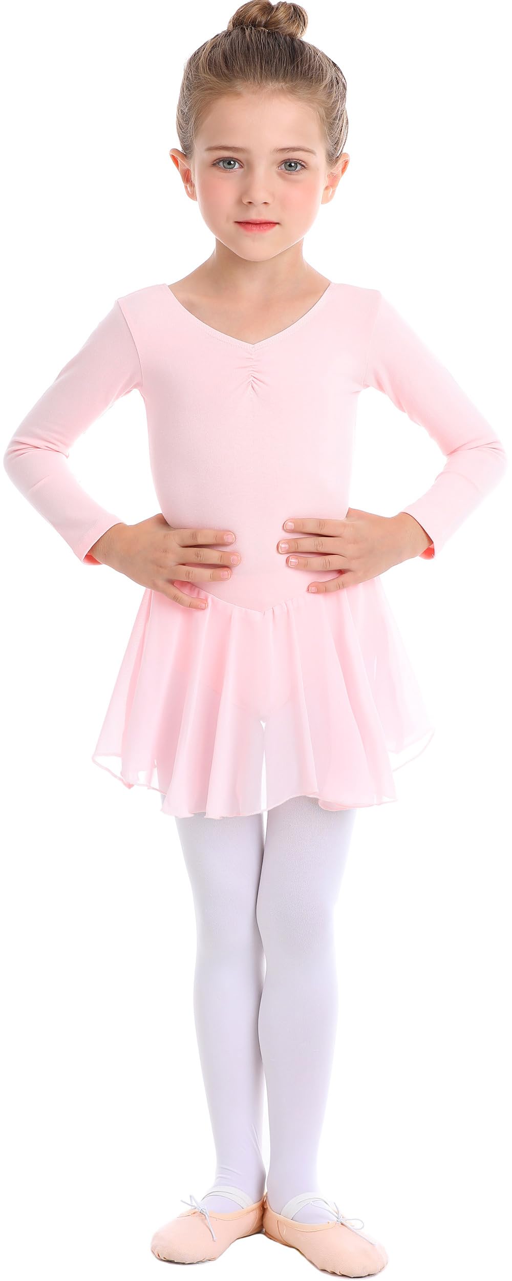 Toddler Ballet Leotard with Skirt for Girls - Classic Short Sleeve Dance Outfit for Ballet & Gymnastics | Perfect for Recitals, Classes & Performances