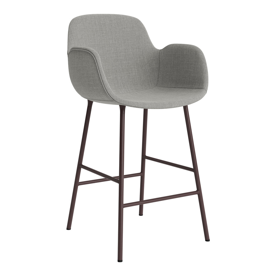 Stylish Fully Upholstered Form Counter Armchair - Perfect for Kitchen Islands, Breakfast Bars & Home Dining Areas