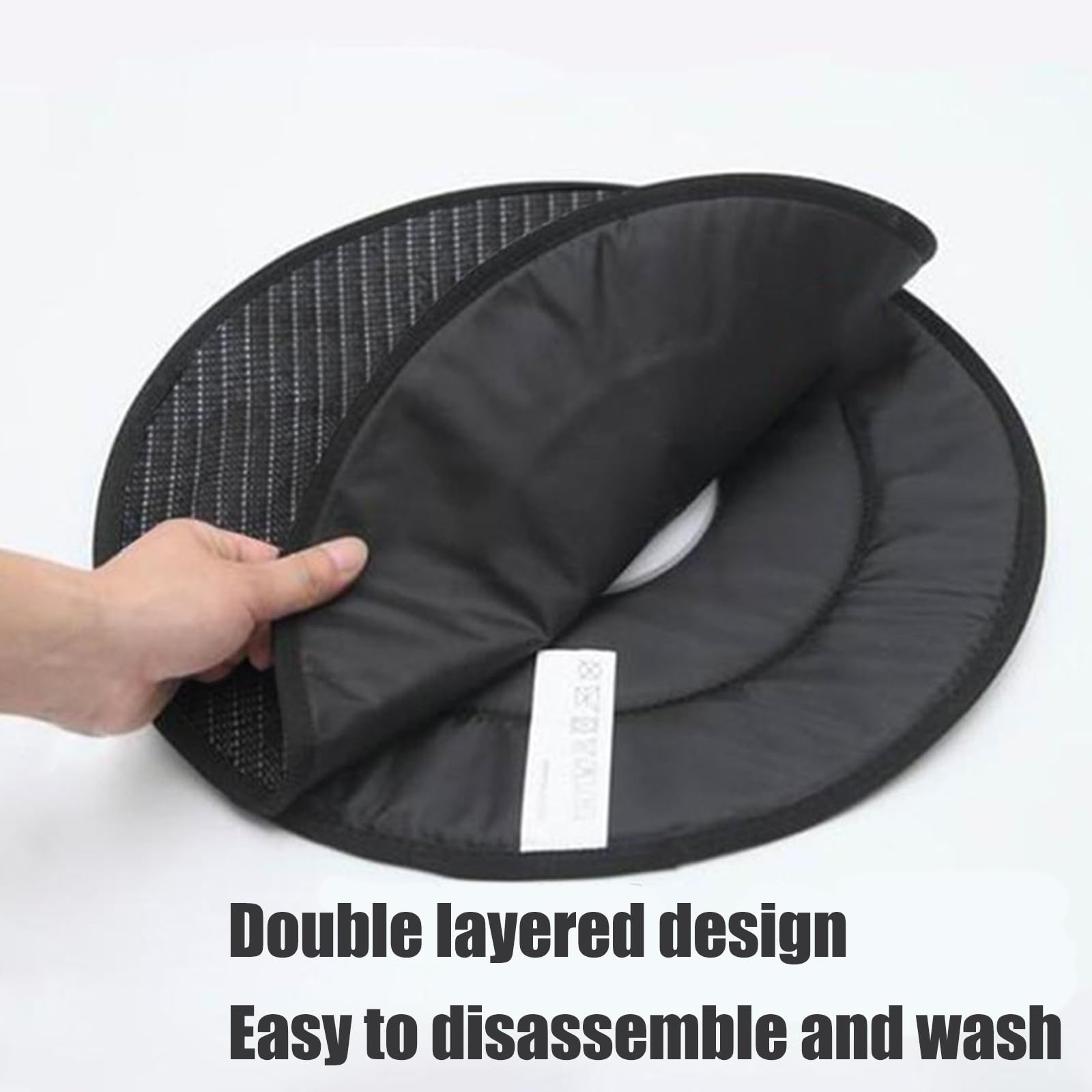 360° Rotating Car Seat Cushion for Elderly & Drivers - Non-Slip Swivel Seat Pad with 360-Degree Rotation - Beige Color - Perfect for Long Drives, Road Trips & Mobility Support
