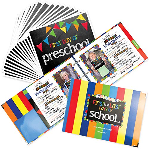 Set: Primary Stripes Class Keeper + Pennant Flags Signs