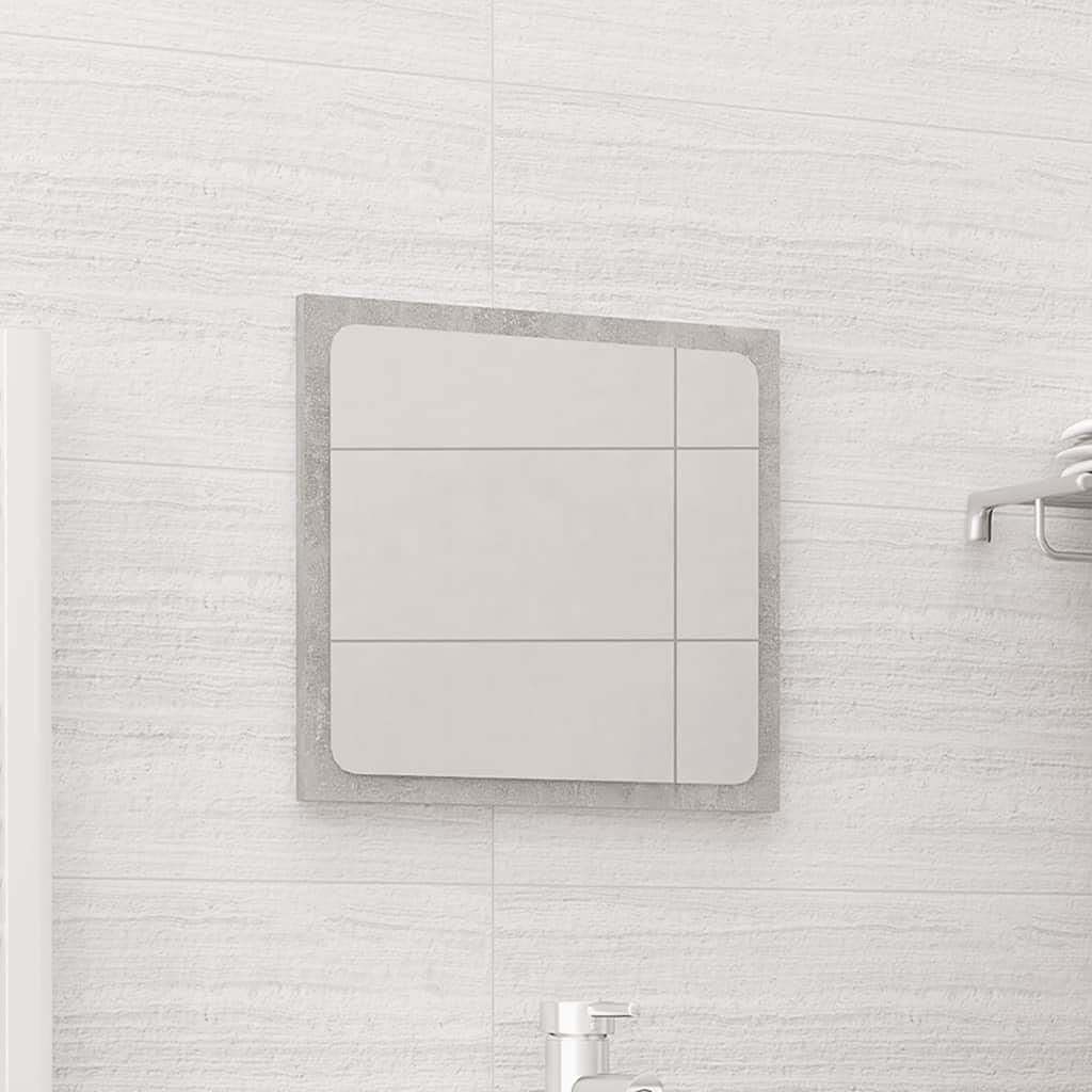 Modern Rectangle Makeup Mirror - Wall Mounted Bathroom Vanity Mirror with Glass Panel, 15.7