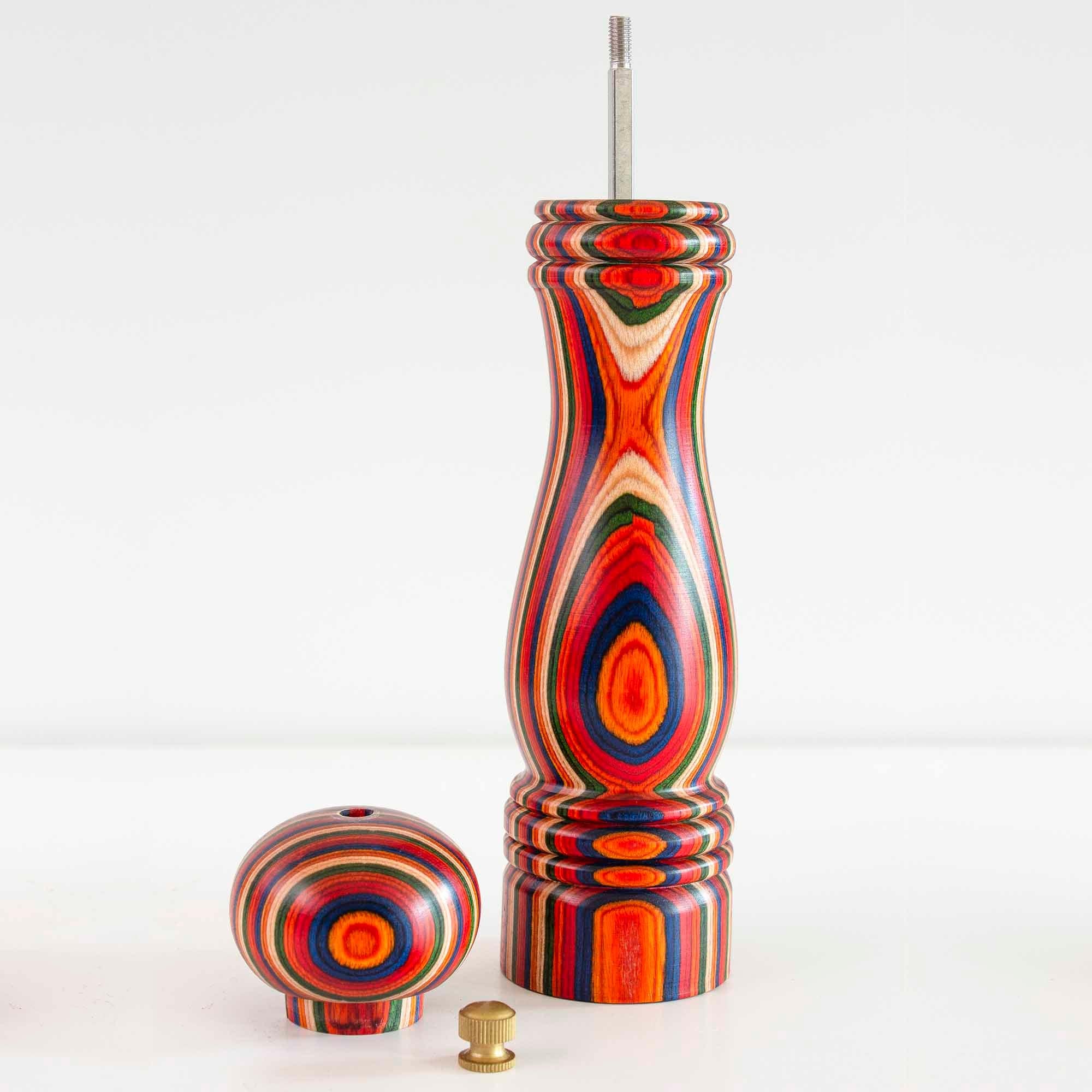 Baltique® Marrakesh Collection Premium Pepper Grinder - Adjustable Coarseness, Ceramic Mechanism - Perfect for Kitchen, Dining Table & Gourmet Cooking