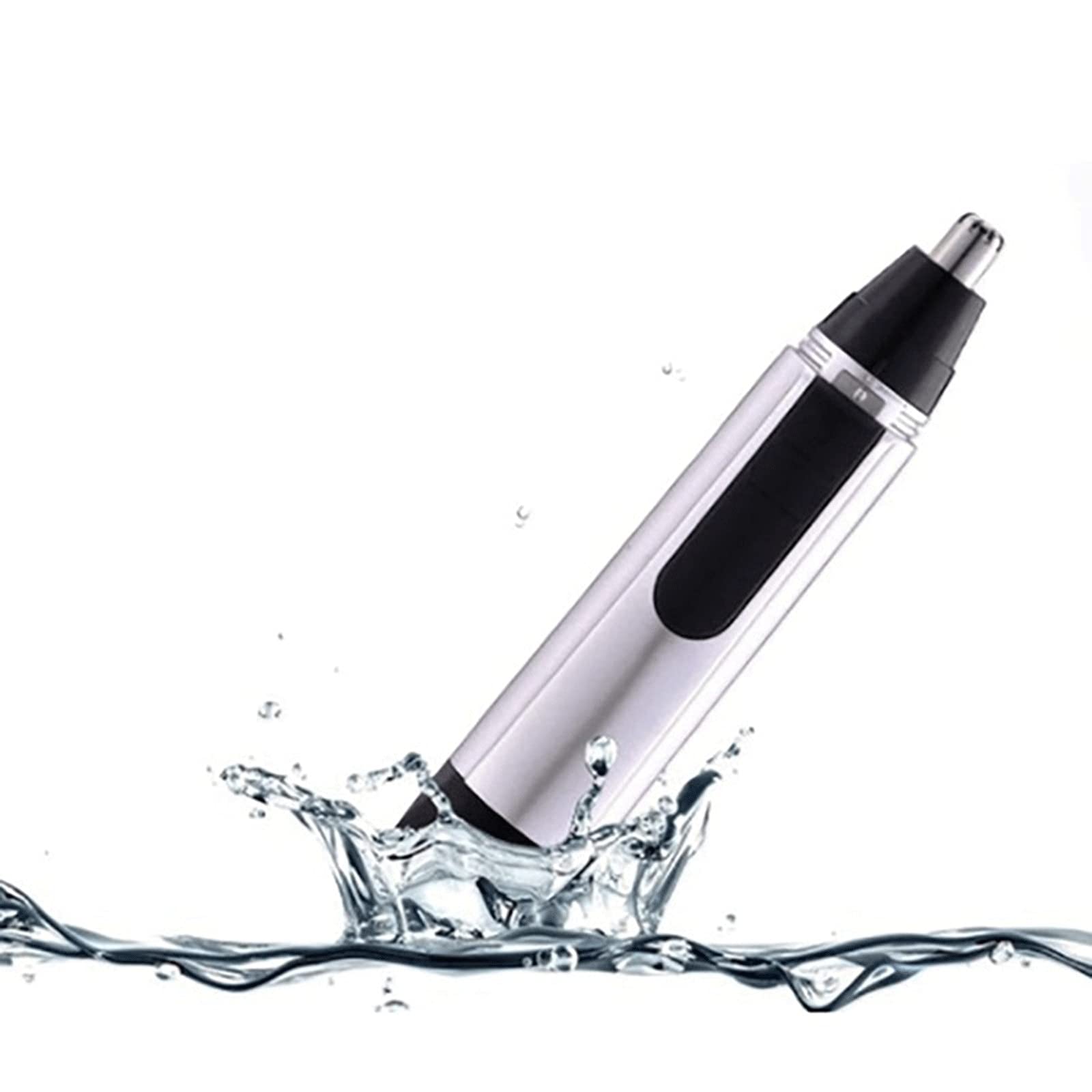 Electric Nose & Ear Hair Trimmer for Men - Rechargeable Multi-Functional Personal Grooming Kit with LED Light | Home & Travel Use | Beige-White Design | Perfect for Daily Shaving & Beard Trimming