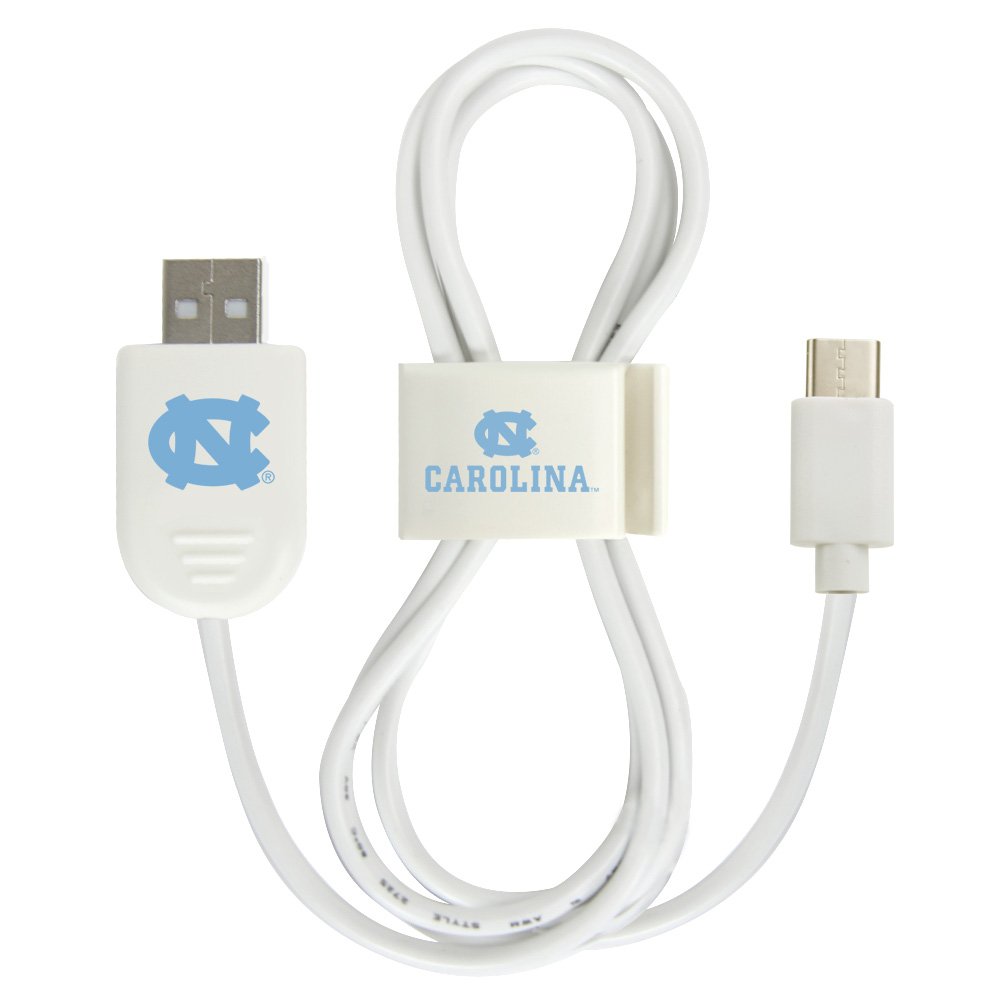 Premium USB-C Cable for North Carolina Tar Heels Fans - Fast Charging & Durable with QuikClip Technology - Perfect for Game Day & Travel Accessories
