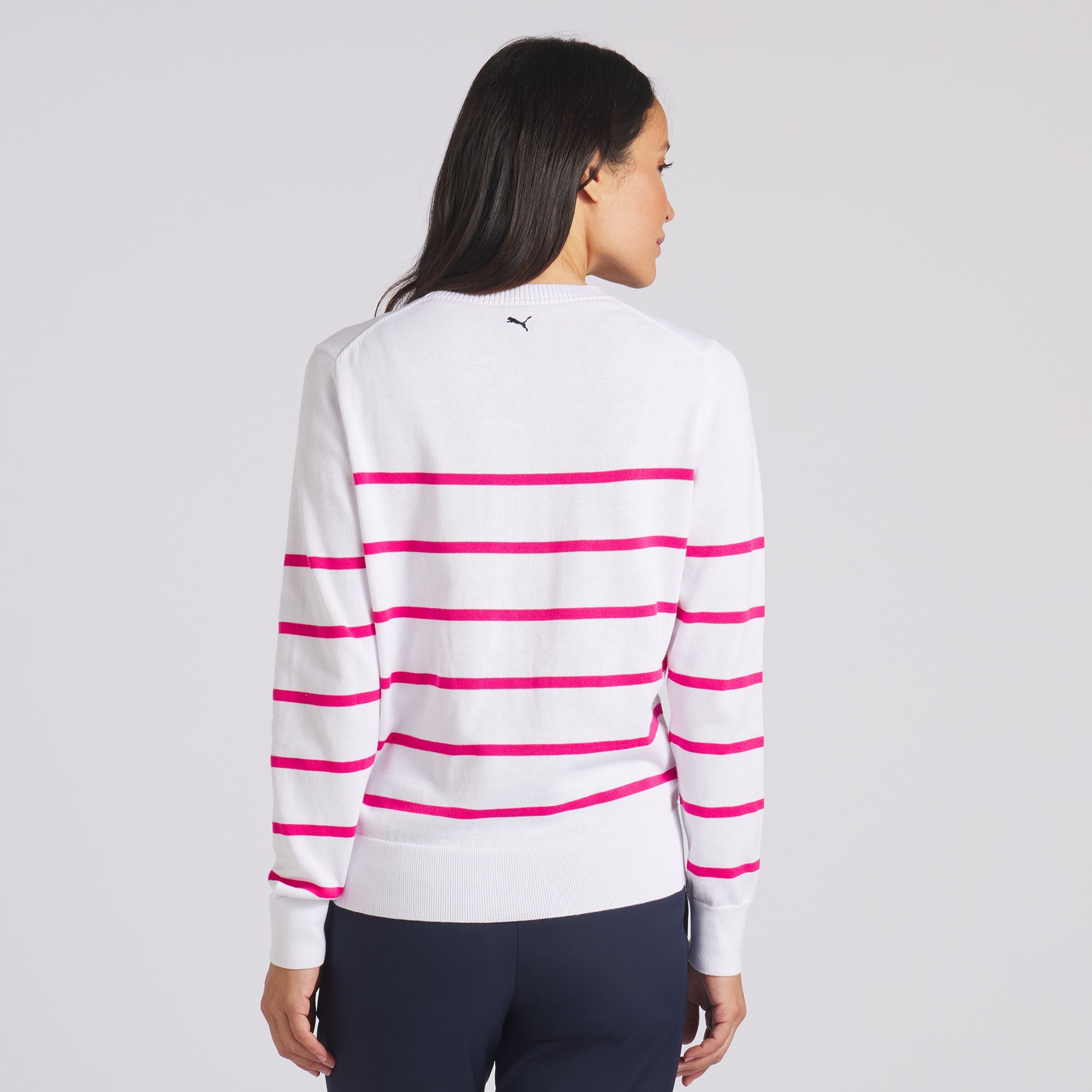 Women's Casual Resort Crewneck Golf Sweater - Soft & Comfortable Knit Pullover for Golf, Travel & Leisure Wear