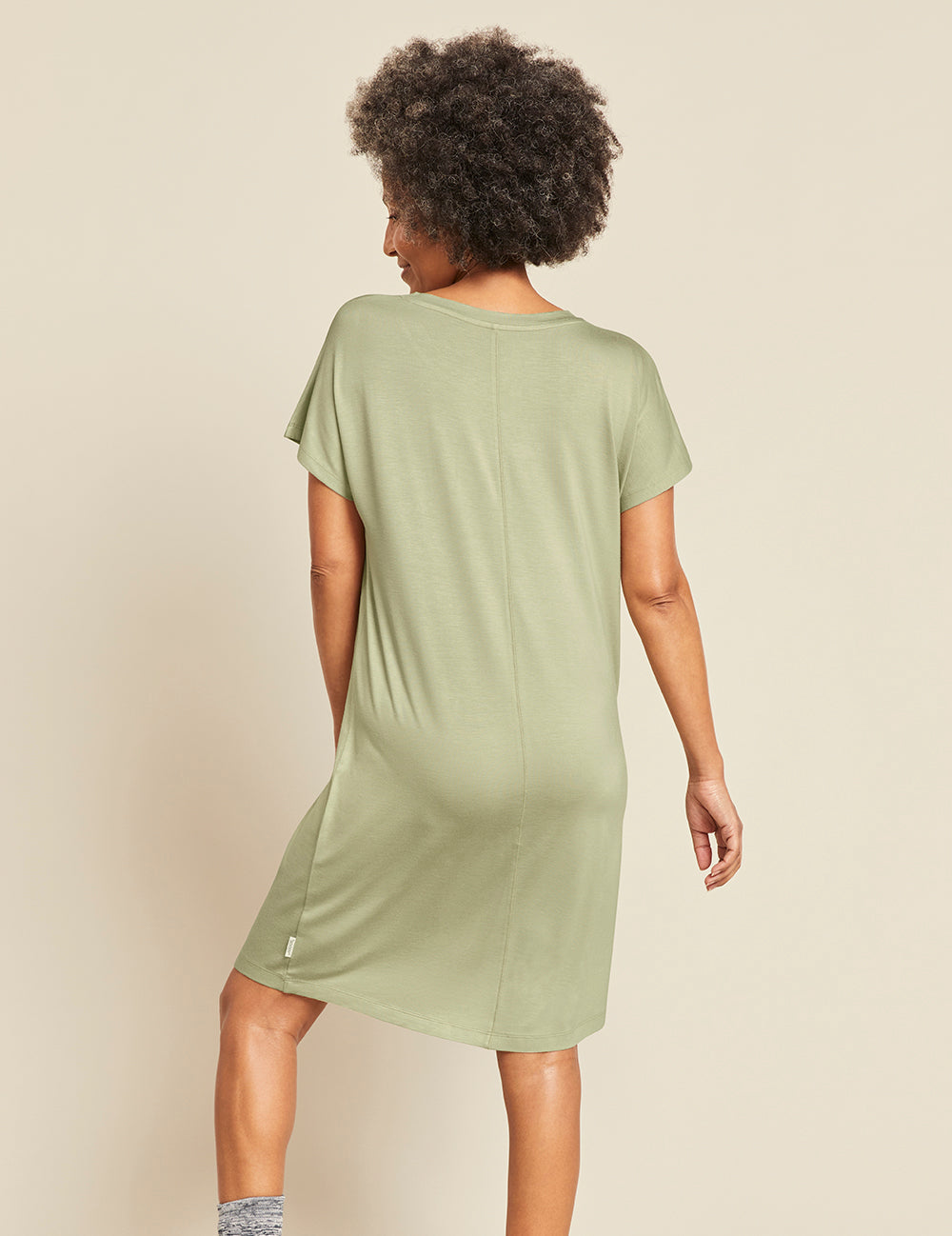 Comfortable Women's Nightdress in Sage Green - Soft Sleepwear for Relaxing Evenings & Cozy Nights at Home