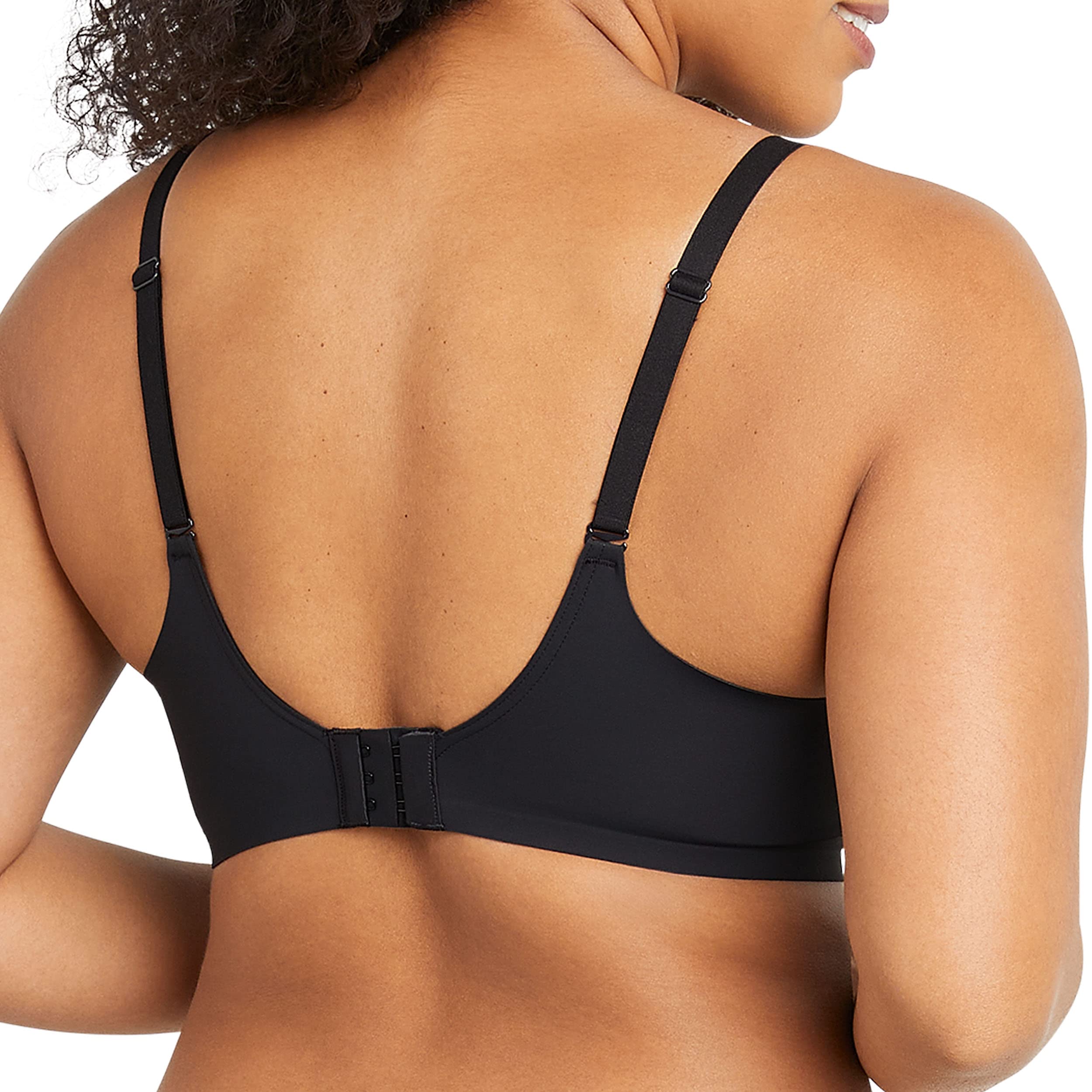 Maidenform Women's One Fab Fit Wireless Demi Bra - Comfortable T-Shirt Bra for Everyday Wear, Workouts & Lounge
