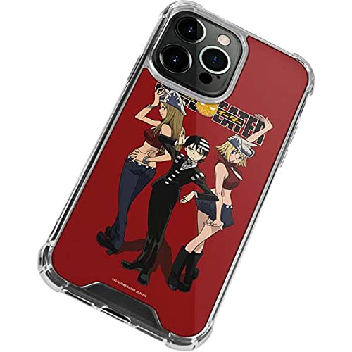 Skinit Clear Phone Case for iPhone 13 Pro - Official Soul Eater Anime Design | Slim Protective Cover | Perfect for Anime Fans & Daily Use
