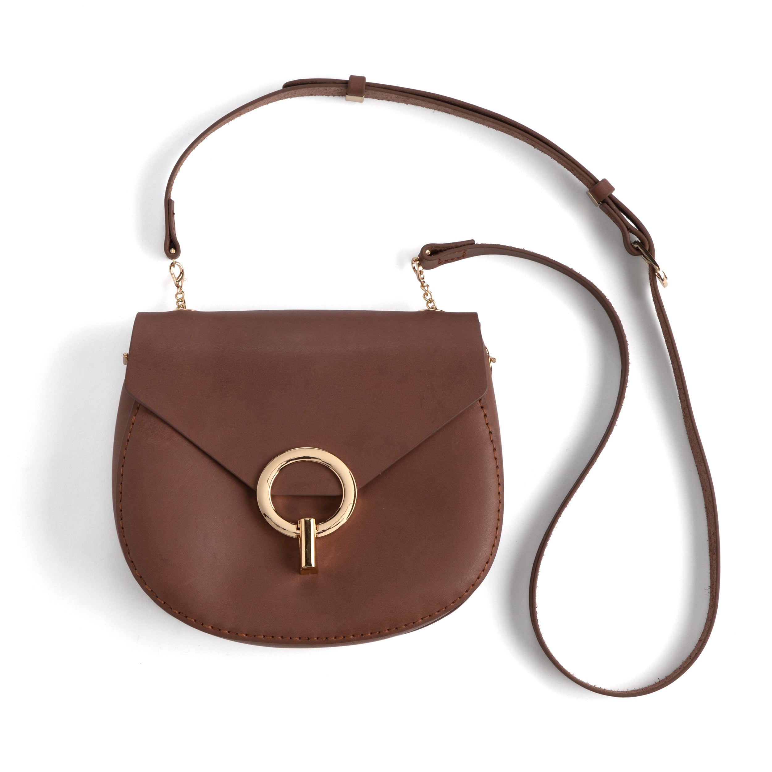 Isabella Turn Lock Crossbody Bag - Stylish Leather Shoulder Purse for Women | Perfect for Work, Travel & Everyday Use