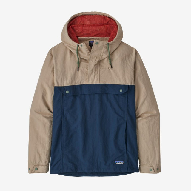 Men's Isthmus Anorak Jacket - Waterproof Windbreaker for Outdoor Hiking & Camping - Lightweight Hooded Raincoat for Men