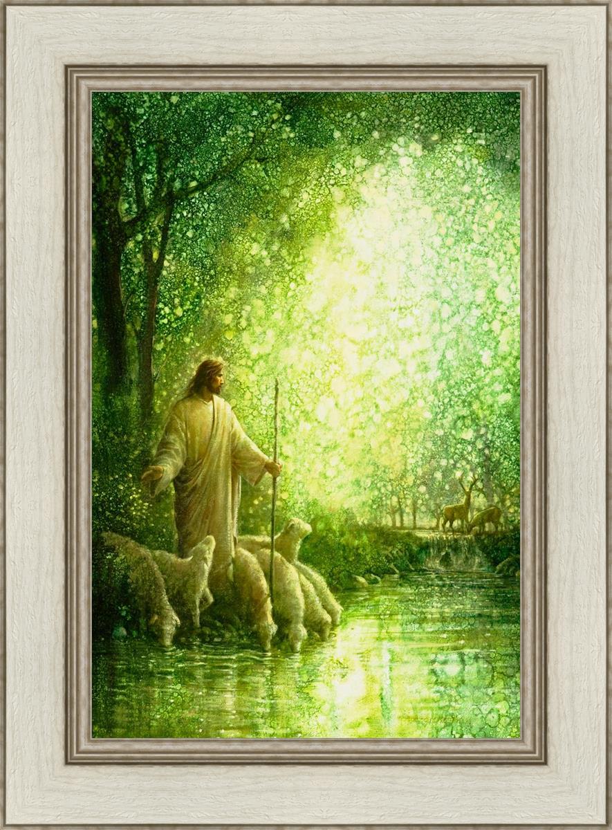 Feed My Sheep By Yongsung Kim - Inspirational Christian Wall Art for Home & Church Decor - Perfect for Living Room, Bedroom & Office