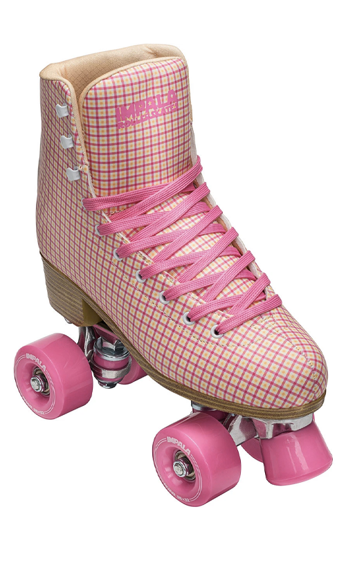 Impala Roller Skates for Women & Men - Retro Tartan Design with High-Quality Wheels & Bearings - Perfect for Outdoor Skating, Roller Derby & Rink Fun