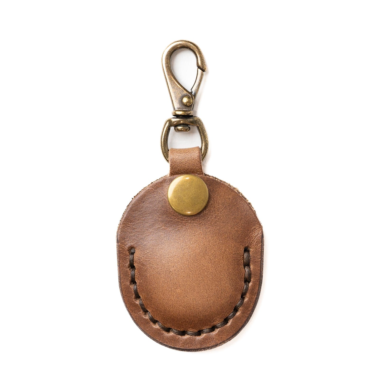 Premium Genuine Leather AirTag Holder - Durable & Stylish Keychain Accessory for Apple AirTag - Perfect for Keys, Bags & Travel Essentials