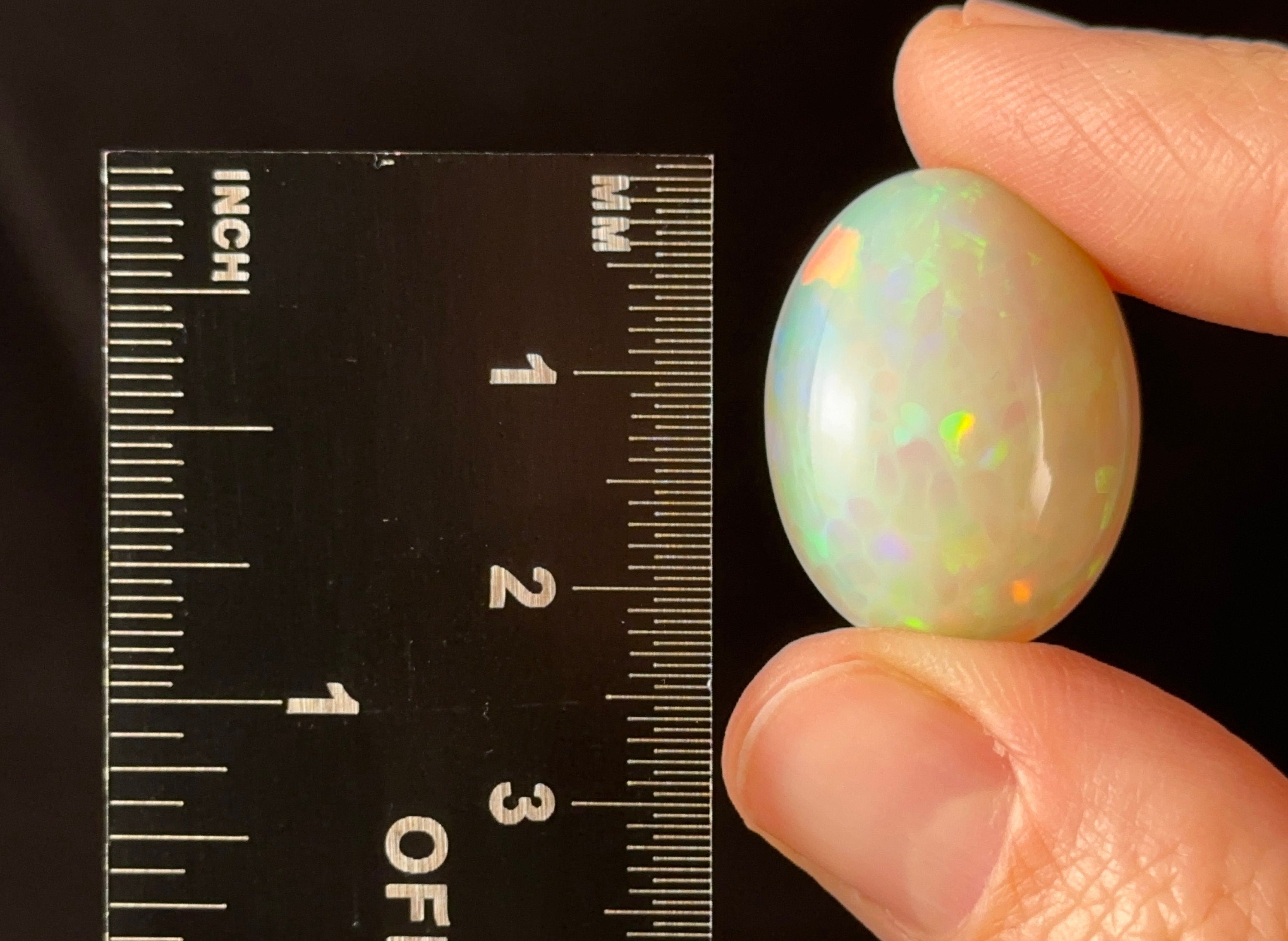 AAA Honeycomb Welo Opal Cabochon - Premium Gemstone for Jewelry Making (54597) | Perfect for Rings, Pendants & DIY Craft Projects