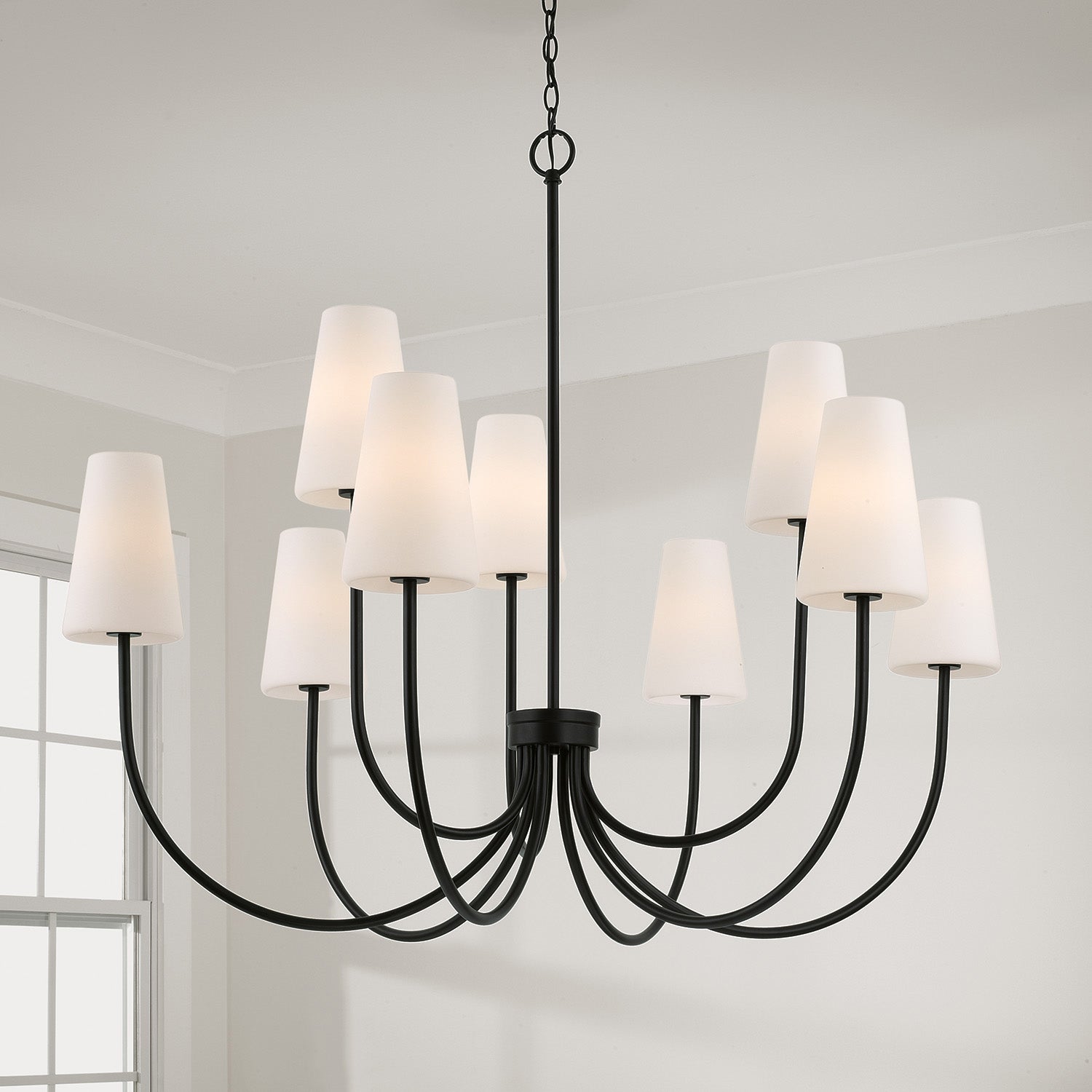 Elegant Isabella Crystal Chandelier - Modern Ceiling Light Fixture for Dining Room, Living Room & Bedroom Decor