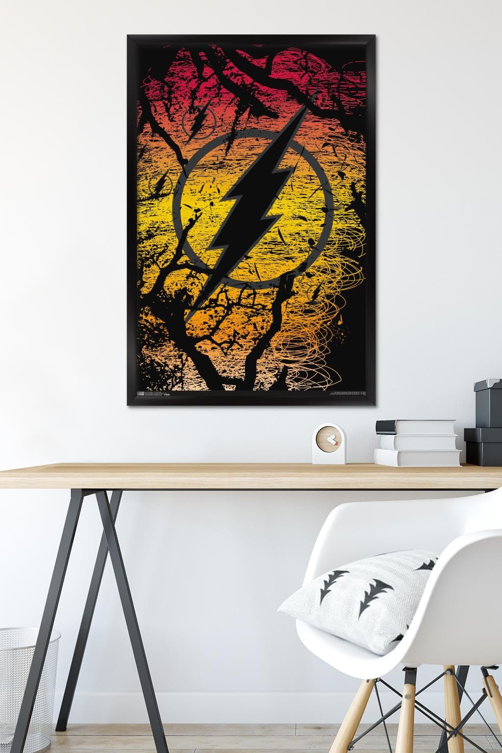 DC Comics The Flash Logo Wall Poster - 22.375