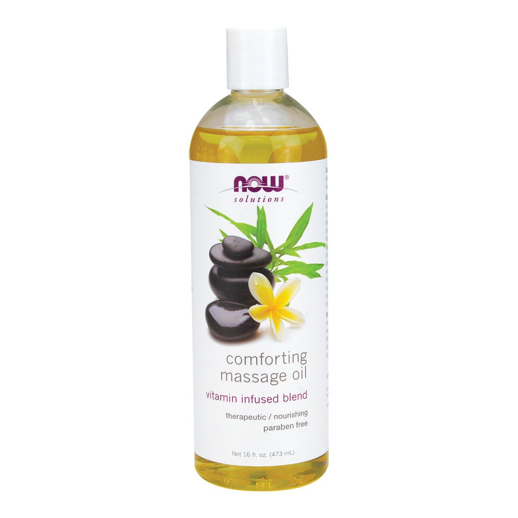 Now Foods Comforting Massage Oil - 16 oz (8 Pack) | Relaxing Aromatherapy Massage Oil for Stress Relief & Muscle Relaxation | Perfect for Spa, Home Massage & Couples Therapy