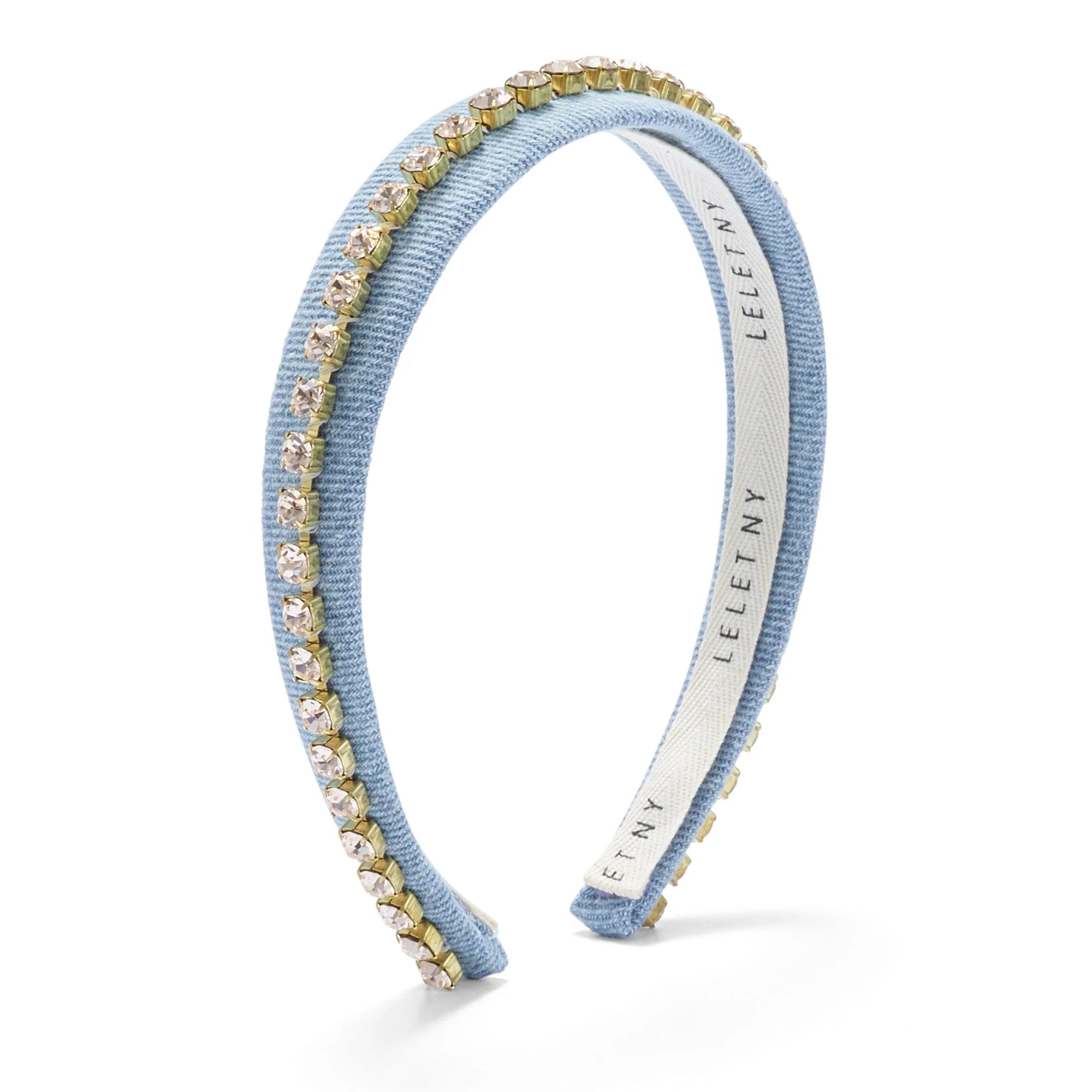 Stylish Denim Headband for Women & Girls - Trendy Fashion Hair Accessory for Casual, Work & Sports