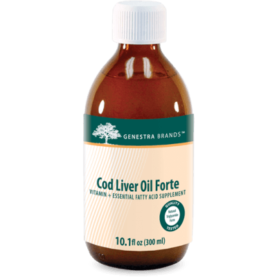 Genestra Cod Liver Oil Forte with DHA & EPA - Premium Omega-3 Supplement for Heart, Brain & Joint Health - Supports Immunity & Wellness for Adults & Kids