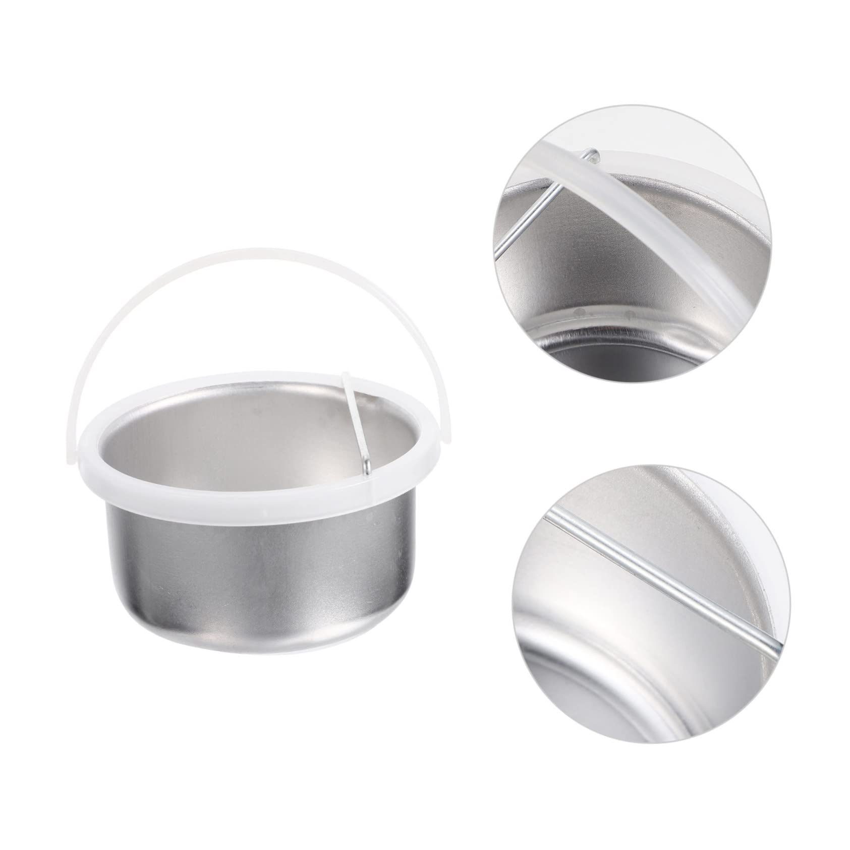 Phenofice Wax Warmer Inner Pot Replacement - Durable Aluminum Wax Melting Container for Easy Peeling | Wax Warmer Accessories for Home Spa & Hair Removal
