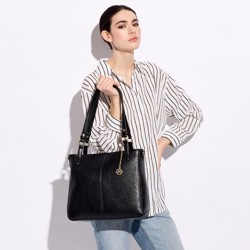 Premium Mena Vegan Leather Classic Tote Bag for Women - Stylish & Eco-Friendly Handbag in Multiple Colors | Perfect for Work, Travel & Everyday Use