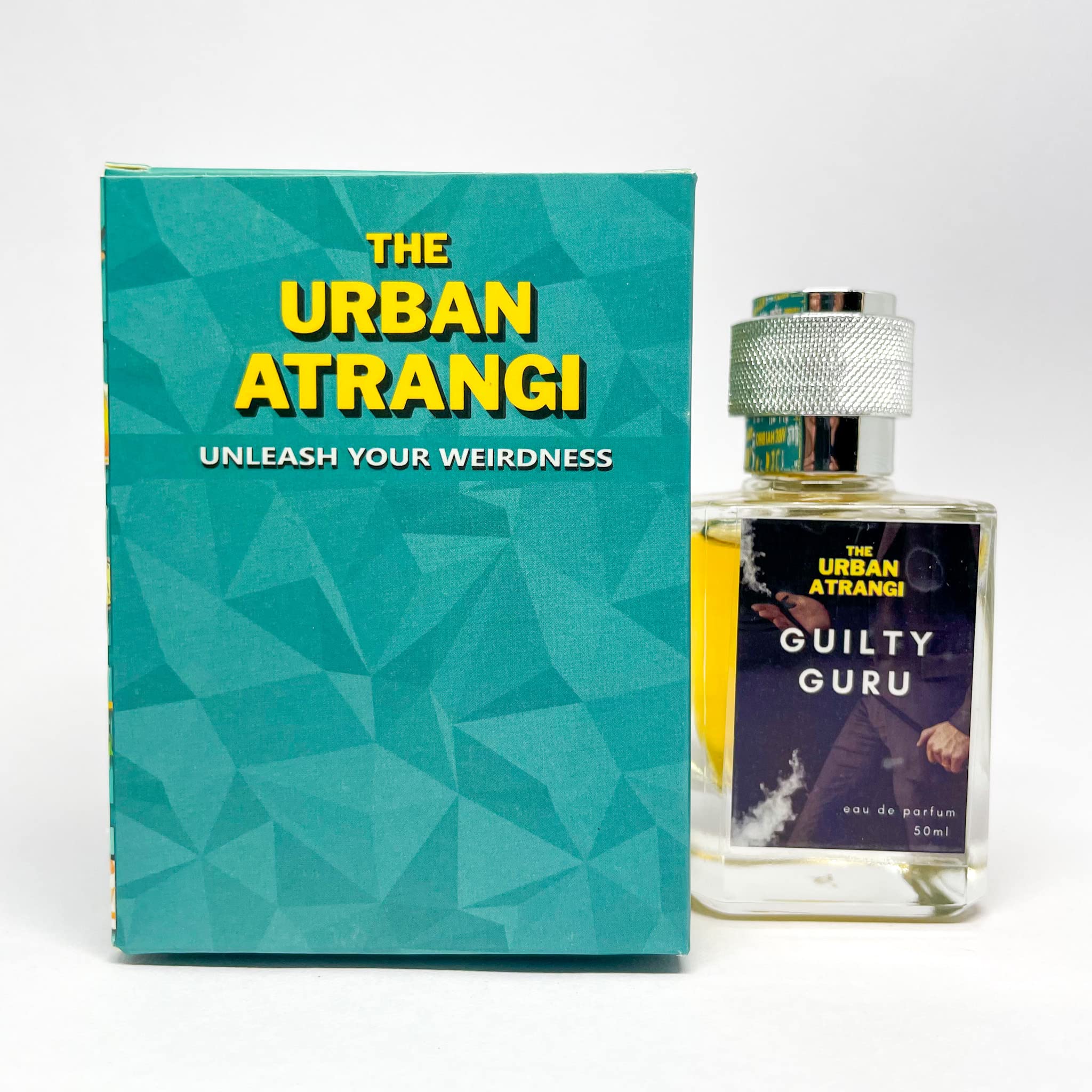 Guilty Guru Men's Eau De Parfum - 50ml Premium Long Lasting Cologne for Him - Day & Night Fragrance for Work, Date & Special Occasions