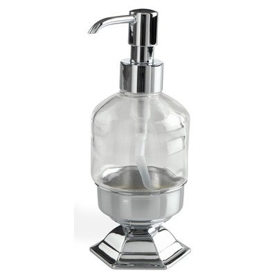 StilHaus MA30AP-08-637509837426 Chrome Soap Dispenser - Modern Touchless Automatic Liquid Soap Dispenser for Kitchen & Bathroom, Matte Black Finish with Chrome Accents, Ideal for Home & Office Use