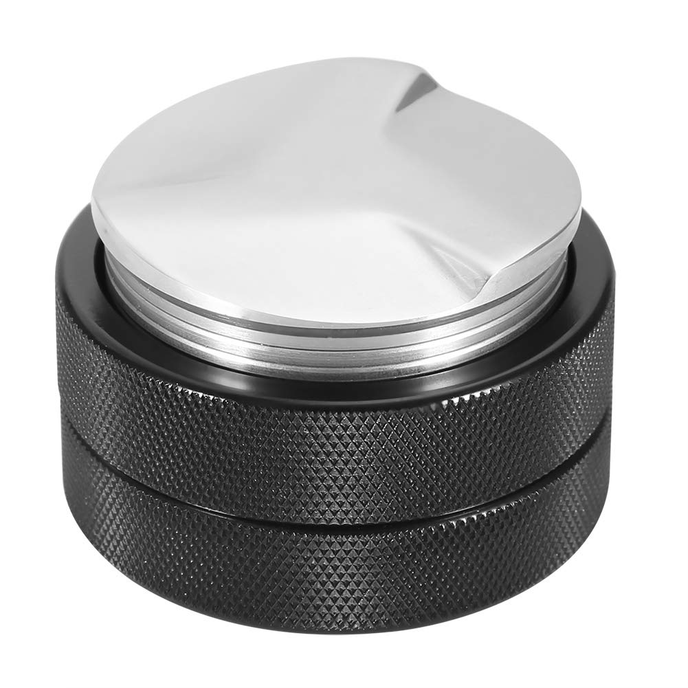 Premium Manual Coffee Grinder - Rustproof Stainless Steel Bean Press Tool with 51mm Espresso Distributor for Home Baristas | Perfect for French Press, Pour Over & Espresso Brewing