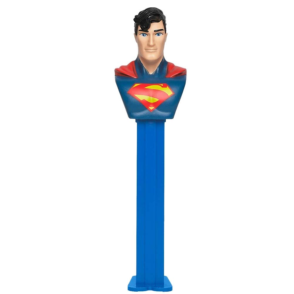 Superman PEZ Candy Dispenser with 2 Refills - Fun Party Favors for Kids