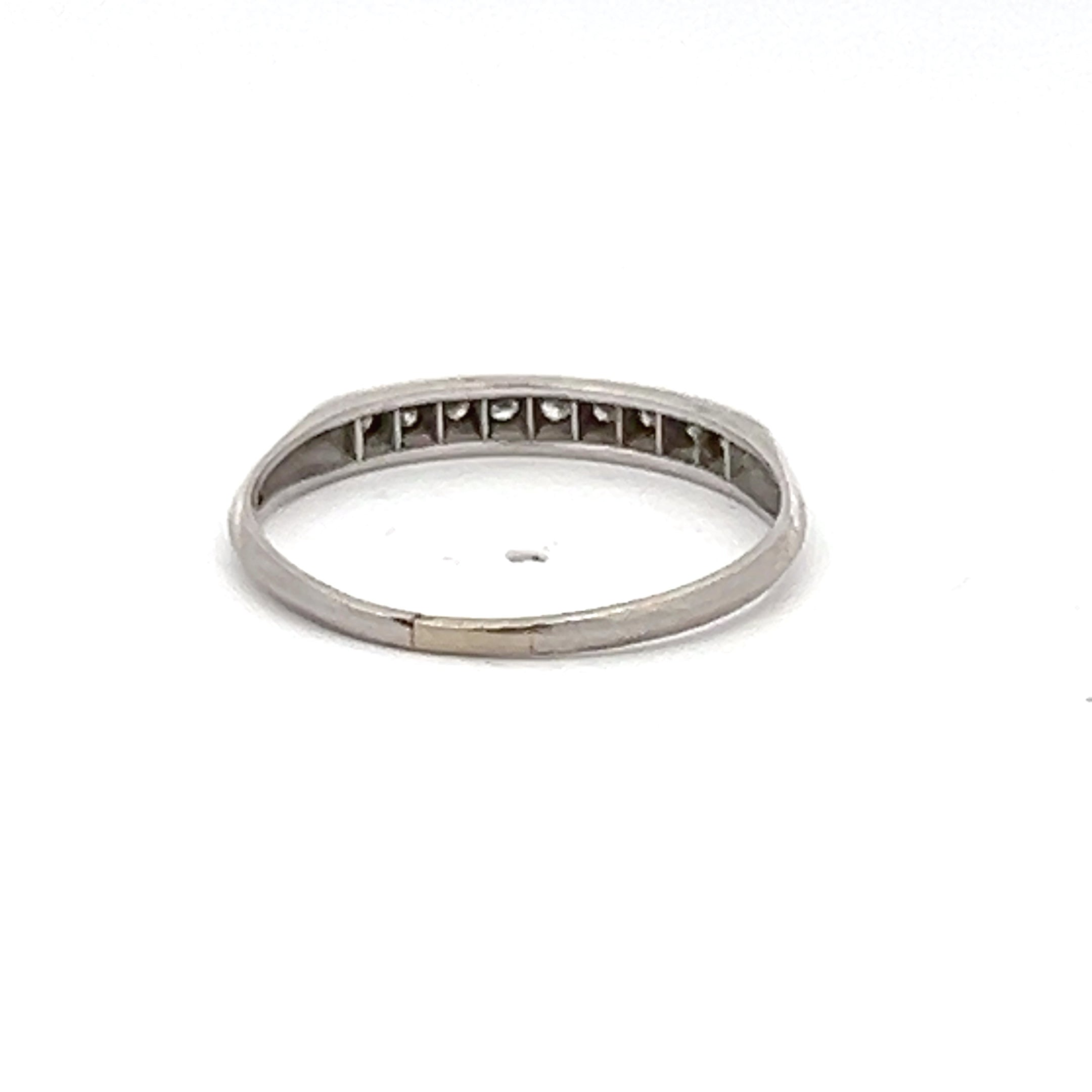 0.25 Carat Round Brilliant I VS2 Diamond Platinum Band Ring - Elegant Wedding, Engagement & Anniversary Jewelry for Women