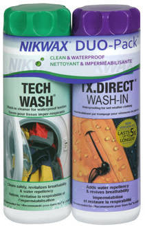 Nikwax Hardshell Care Kit - Waterproofing & Cleaning Kit for Outdoor Jackets & Gear - Perfect for Hiking, Camping & Winter Sports