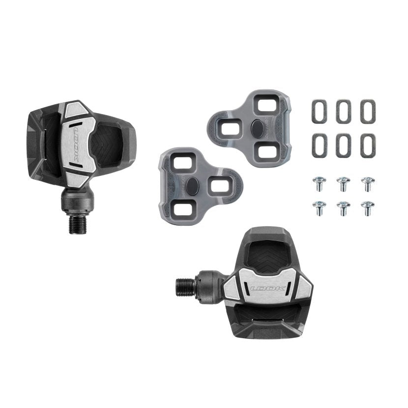 Look Cycle Keo Blade Carbon V4 Road Bike Pedals - Lightweight & Durable Carbon Fiber Cycling Pedals for Professional & Amateur Riders | Perfect for Road Racing, Training & Long-Distance Cycling