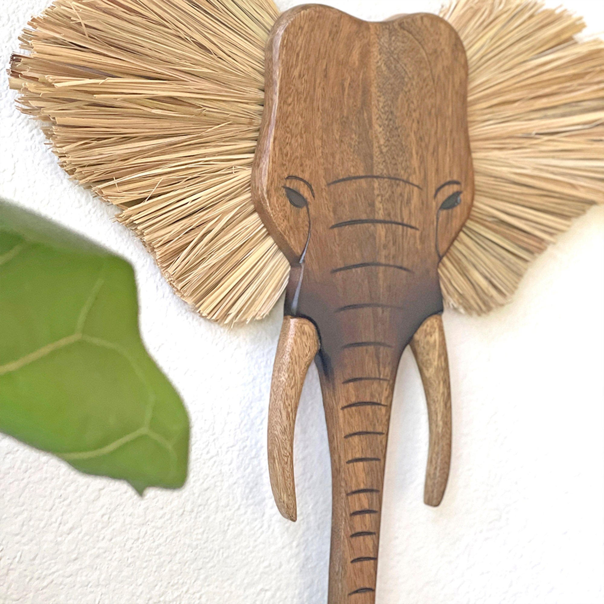 Adorable Crane Baby Elephant Wall Décor - Handcrafted Nursery Decor for Baby Rooms & Kids Bedrooms | Perfect for Baby Showers, Birthday Gifts & Nursery Themes