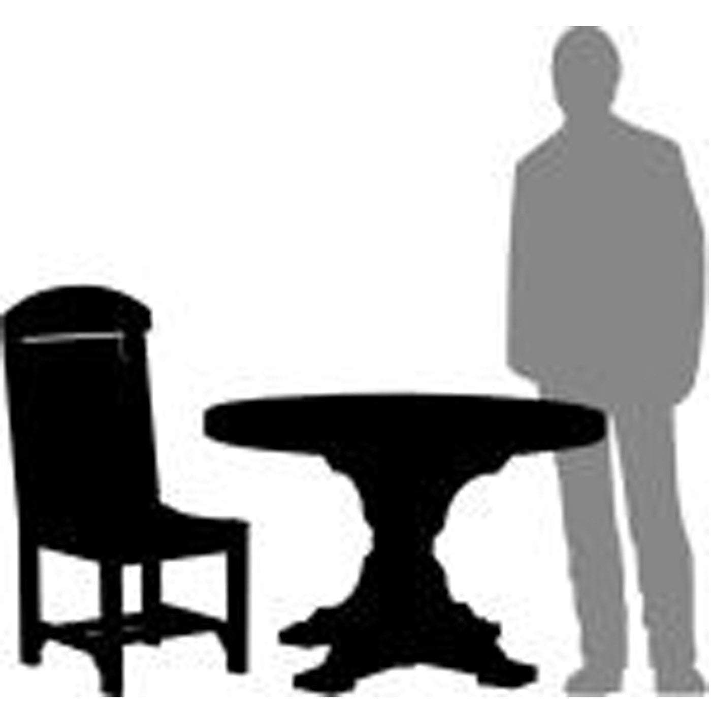 Premium 7-Piece Outdoor Dining Set - Black Recycled Plastic Oval Table with 6 Comfortable Adirondack Chairs for Patio, Garden, Backyard & Poolside Relaxation