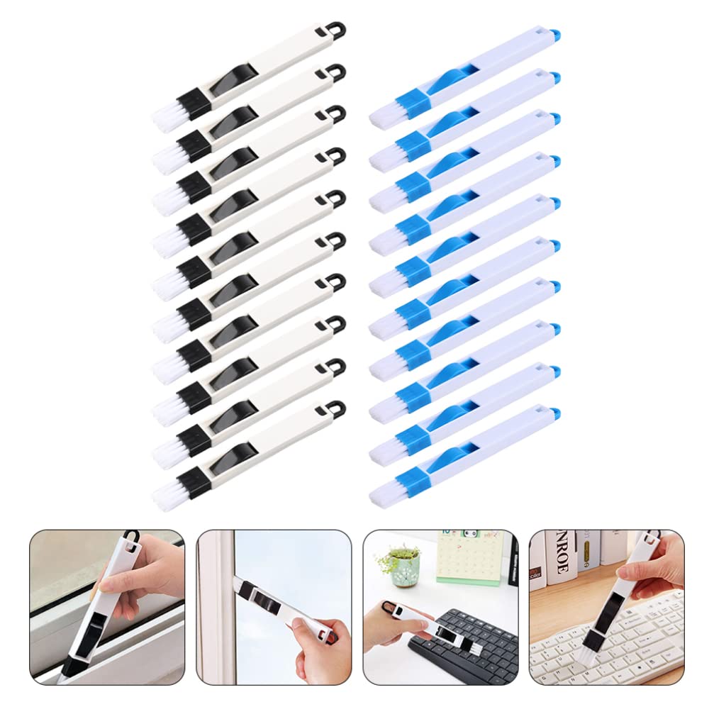 20pcs Car Wash Kit with Cleaning Brush & Dustpan - for Windows, Keyboard & Car Gaps