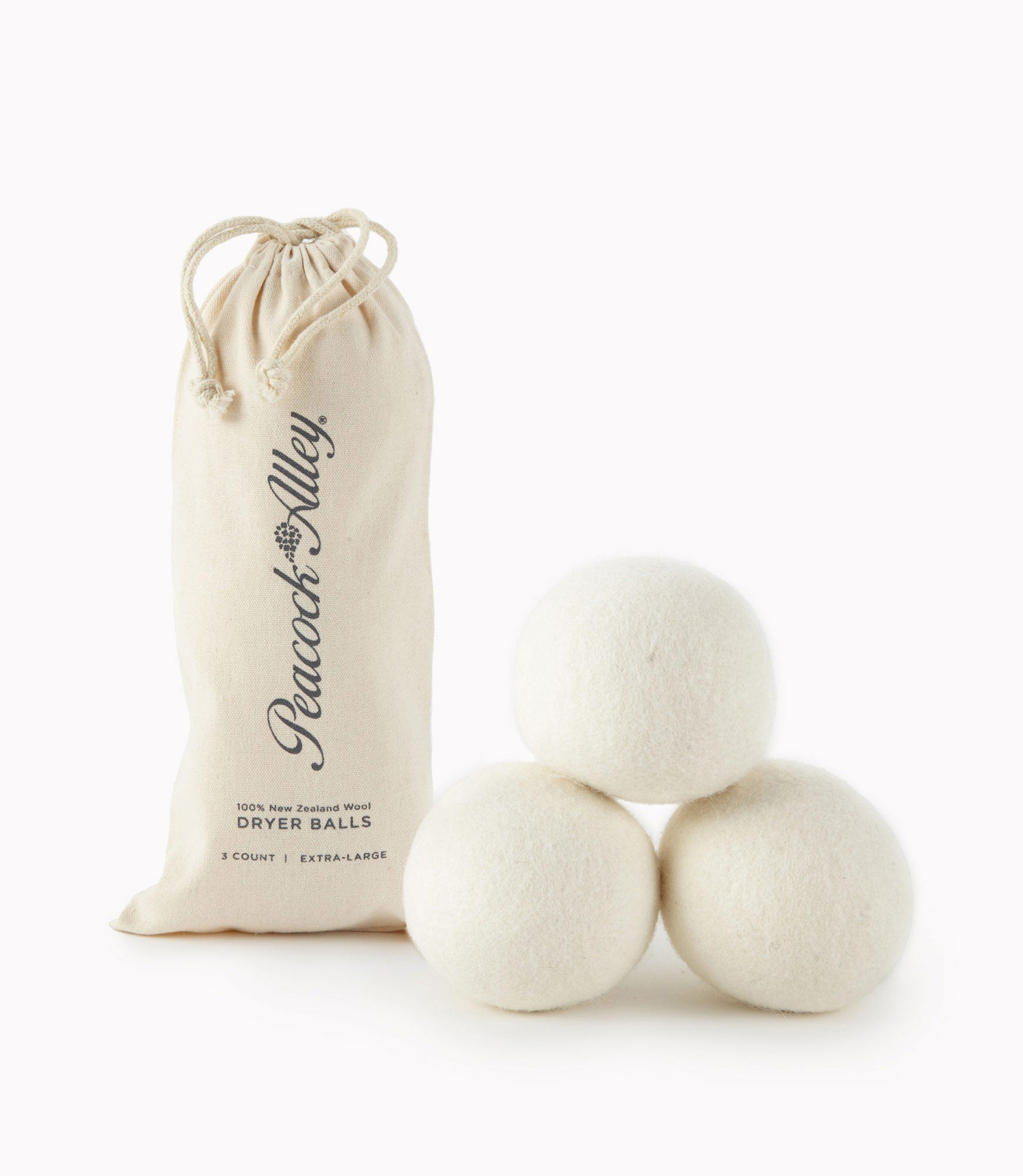 Natural Wool Dryer Balls Set of 6 - Eco-Friendly Fabric Softener Alternative for Laundry, Reduces Static & Wrinkles - Perfect for Baby Clothes, Organic Cotton & Sensitive Skin Care