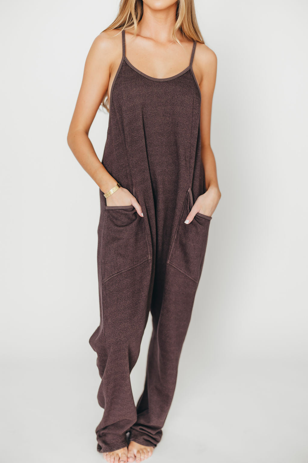 Raelynn Women's Casual Jumpsuit in Washed Black - Stylish One Piece Romper for Everyday Wear, Date Night & Summer Outfits