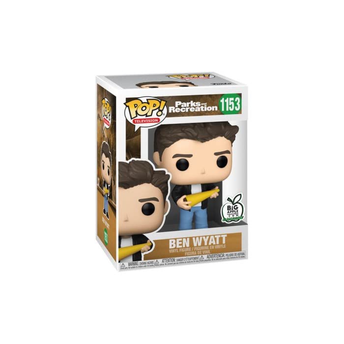 Funko Pop! Parks & Recreation Ben Wyatt Vinyl Figure #1153 - Big Apple Collectibles Exclusive | Perfect for Office Decor, TV Show Merchandise & Pop Culture Collections