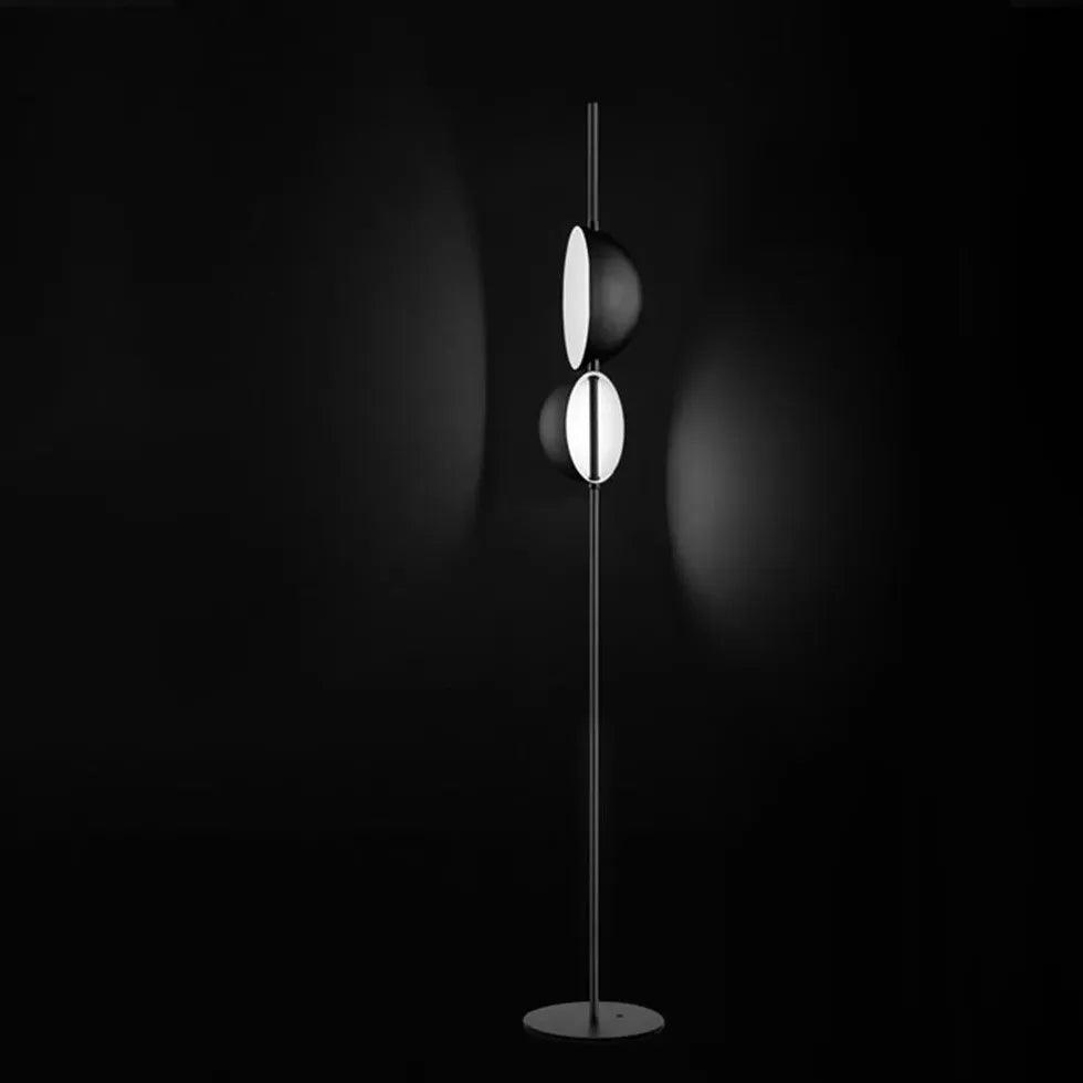 Dual Head Modern Floor Lamp with Adjustable Arms - Perfect for Living Room, Bedroom, and Office Lighting