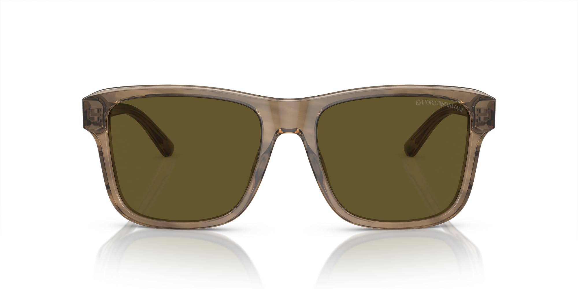 Emporio Armani EA4208 Men's Square Sunglasses | Polarized UV Protection | Fashion & Outdoor Activities