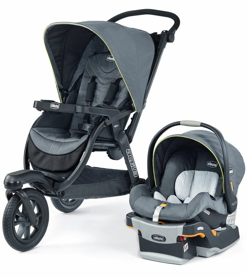 Chicco Activ3 Jogging Travel System - Lightweight Stroller with Car Seat for Babies & Toddlers | Perfect for Running, Traveling and Everyday Use