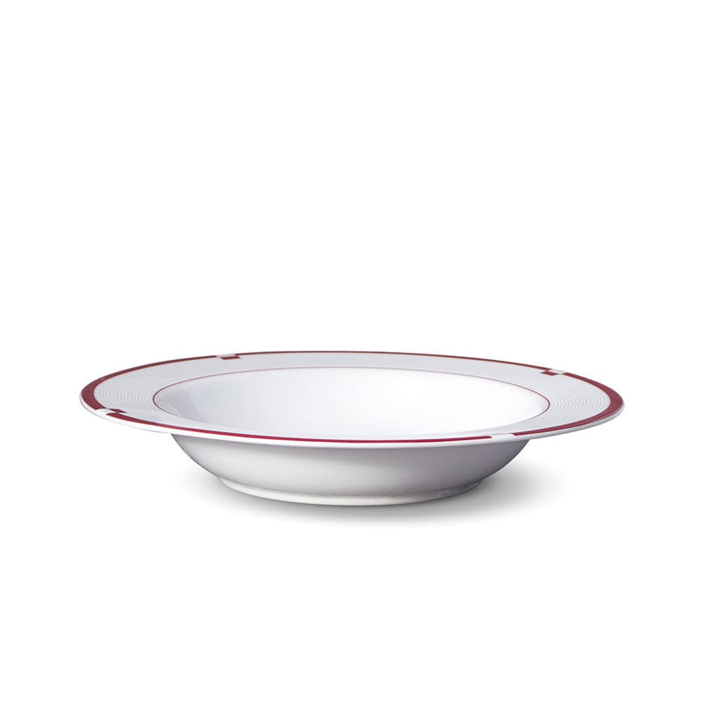 Luxury Jet Set Red 16-Piece Dinnerware Set - Elegant Porcelain Plates, Bowls & Mugs - Perfect for Formal Dining, Holiday Entertaining & Wedding Registry