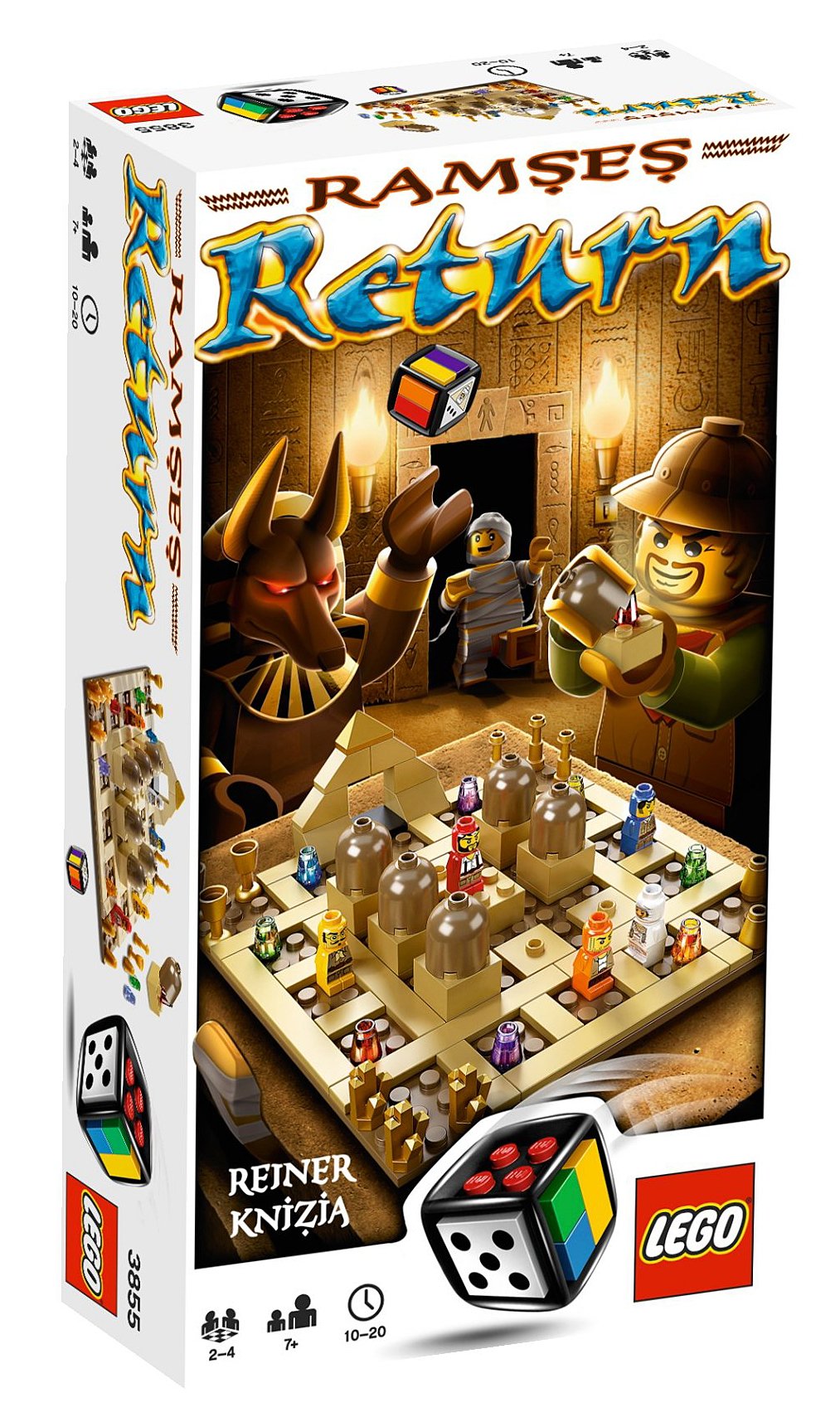 LEGO Ramses Return Building Blocks Set - Ancient Egypt Adventure Game for Kids & Adults - Perfect for Family Game Night & Educational Play